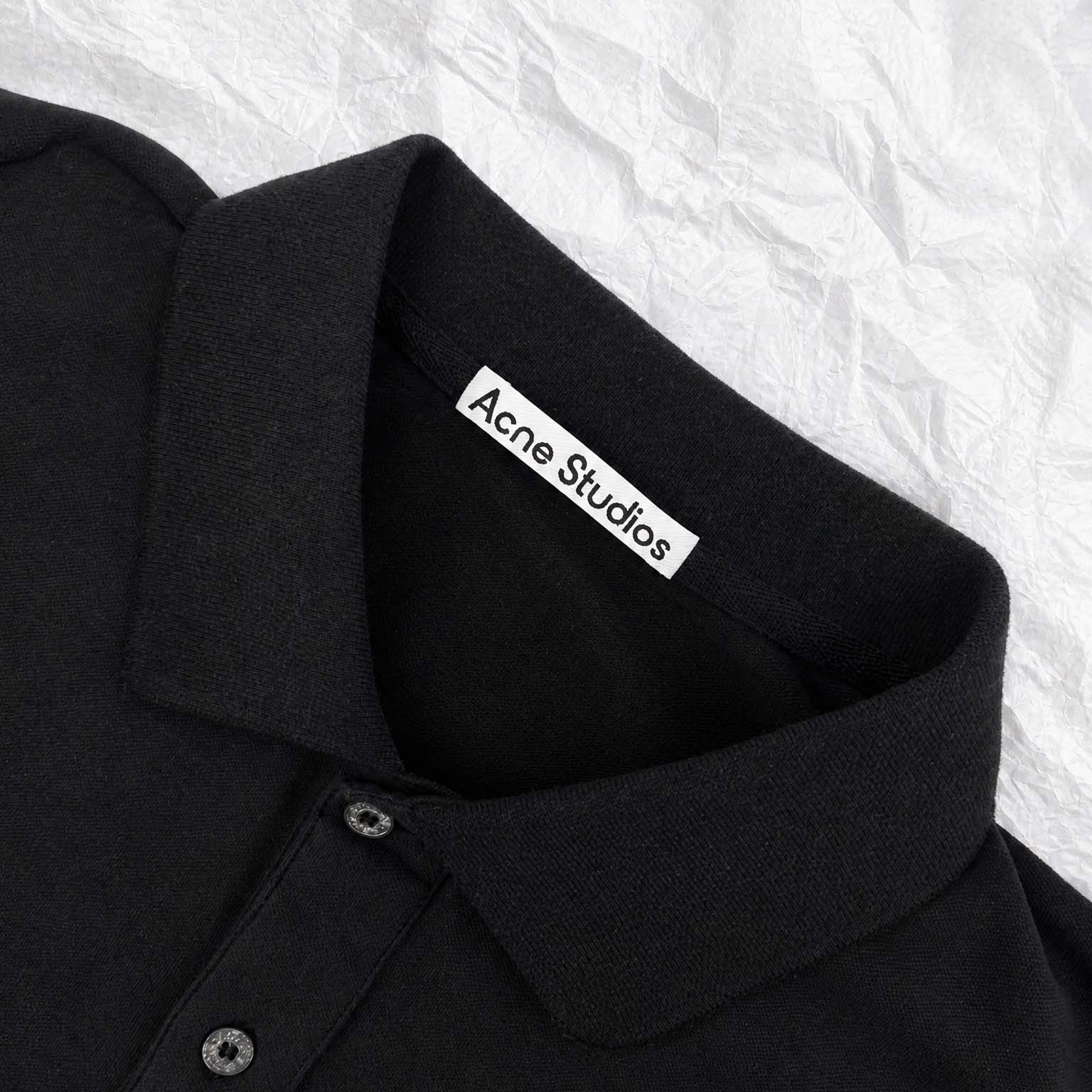 Acne Studios Washed Logo Polo - DopestKickz