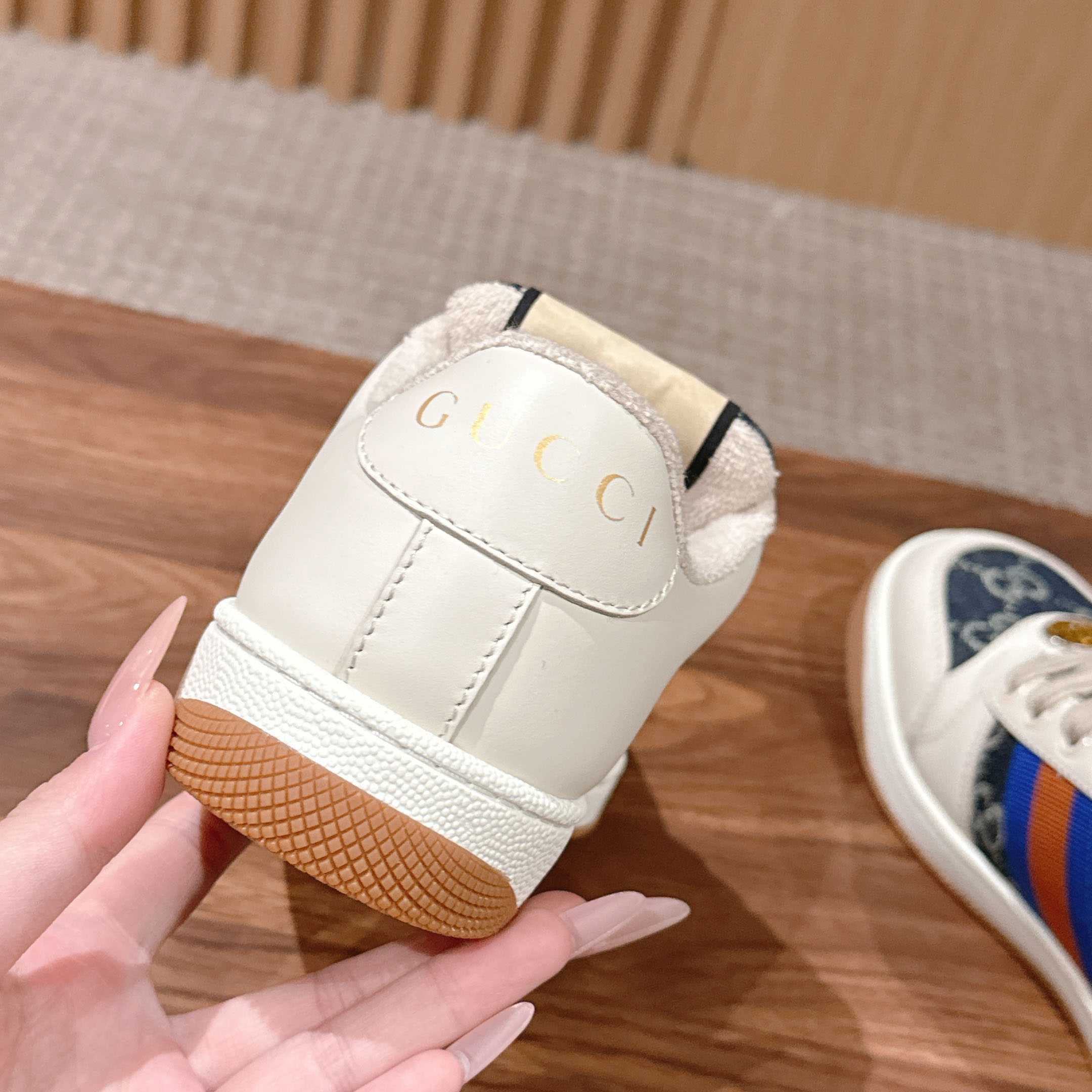 Gucci Screener 'GG Canvas - Denim Ivory' - DopestKickz