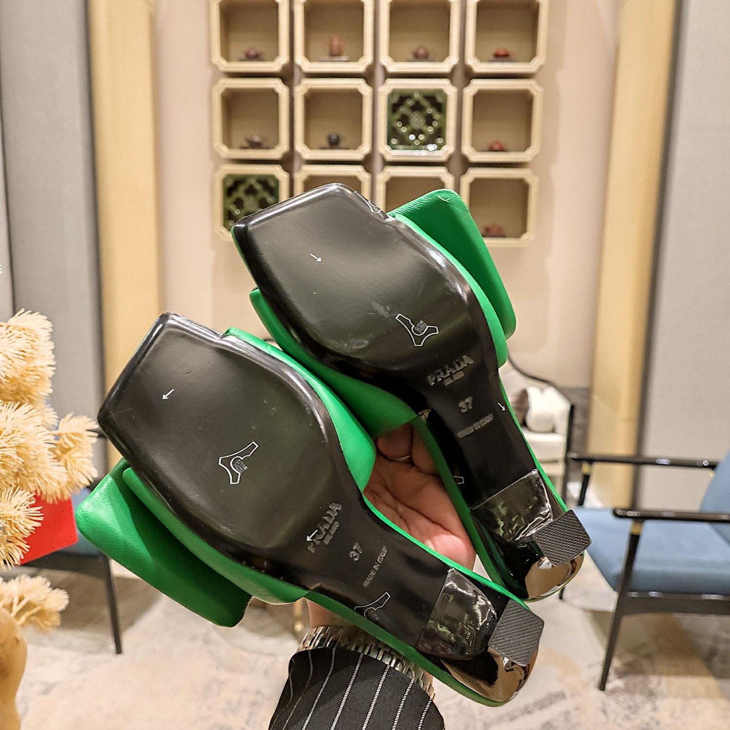 Prada Soft Padded Nappa Sandals - DopestKickz