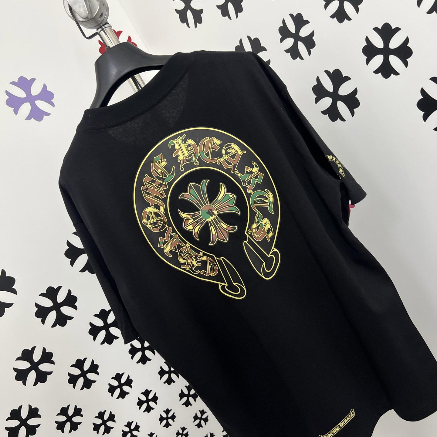 Chrome Hearts Camouflage Cemetery Cross Pocket Tee - DopestKickz