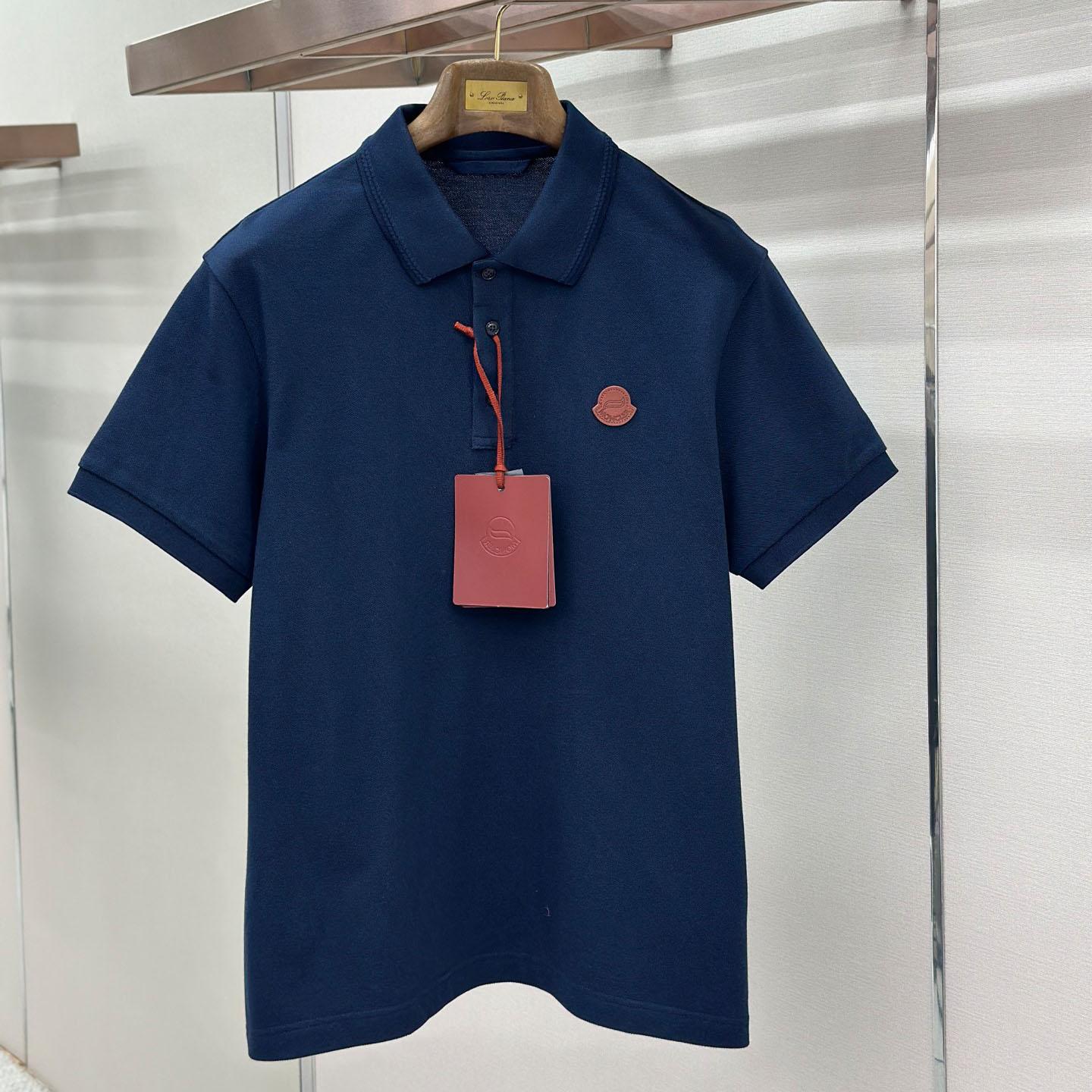 Moncler Logo Cotton Piquet Polo Shirt - DopestKickz