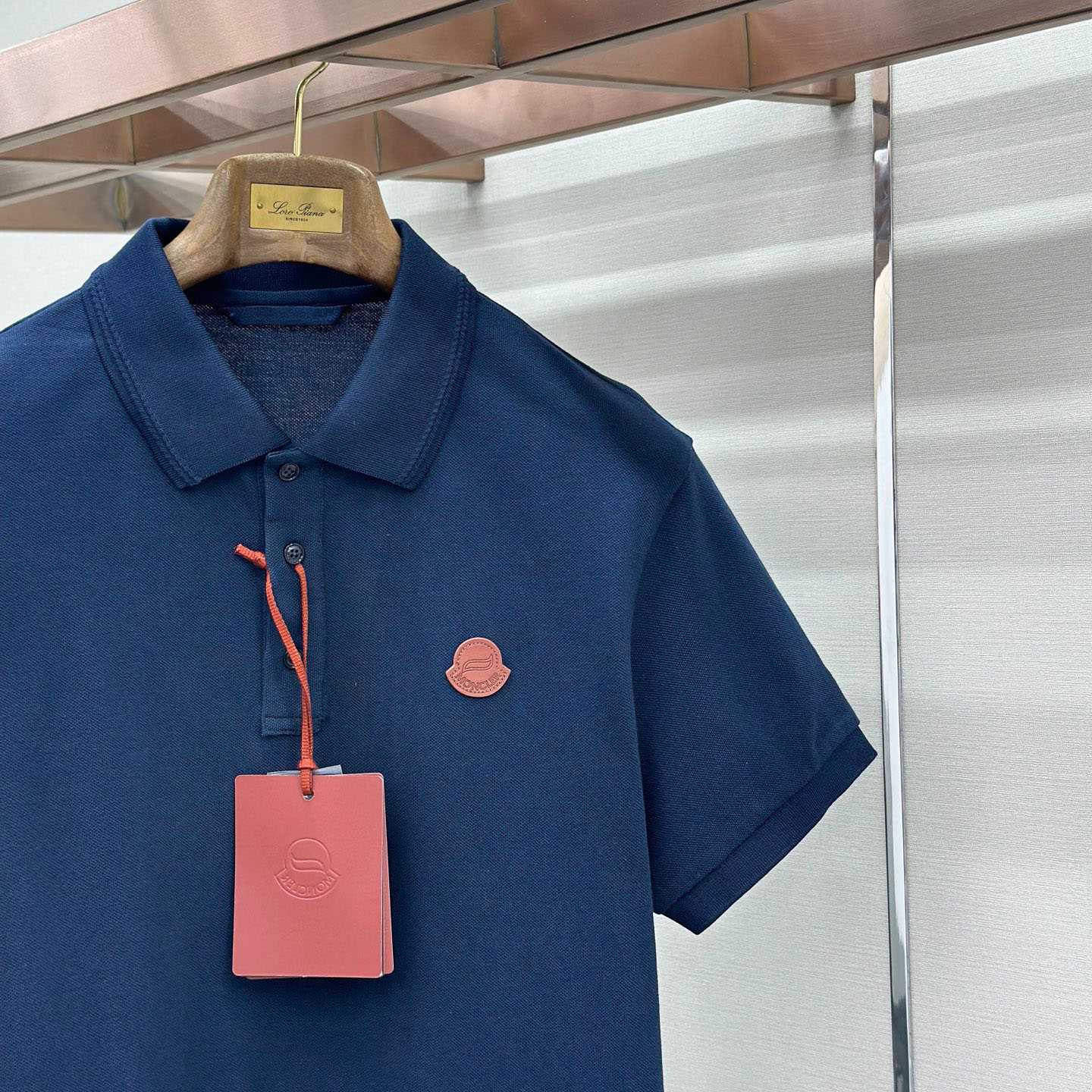 Moncler Logo Cotton Piquet Polo Shirt - DopestKickz