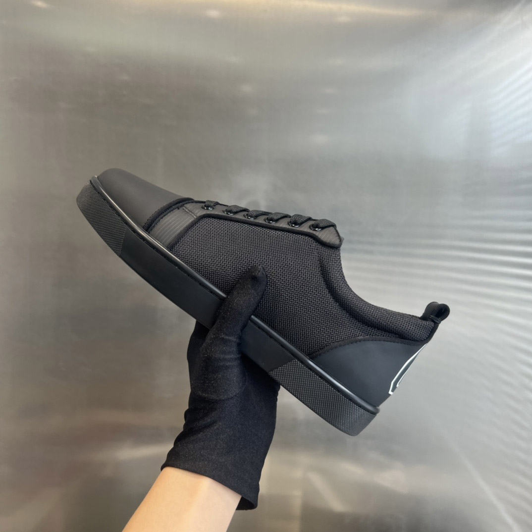 Christian Louboutin Louis Junior Leather Sneakers - DopestKickz