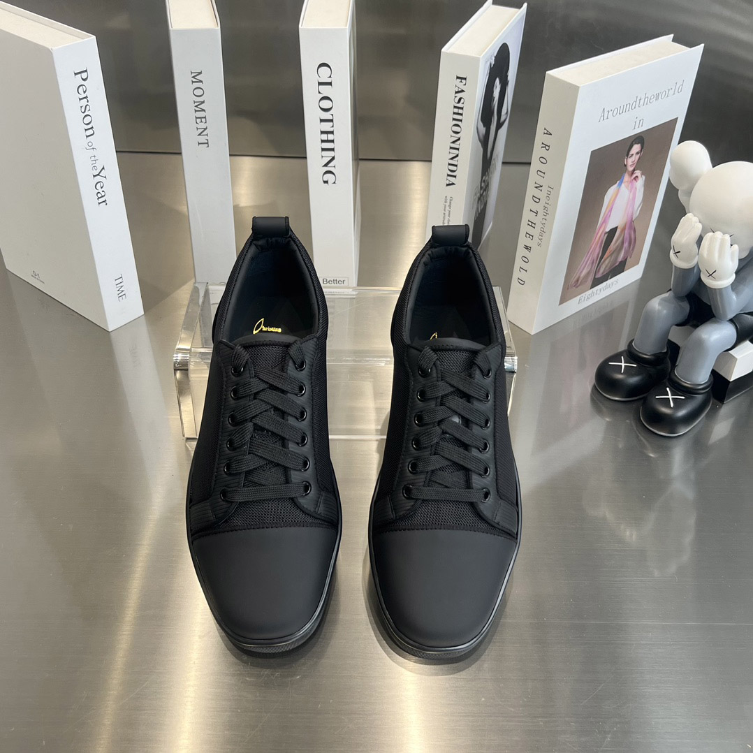 Christian Louboutin Louis Junior Leather Sneakers - DopestKickz