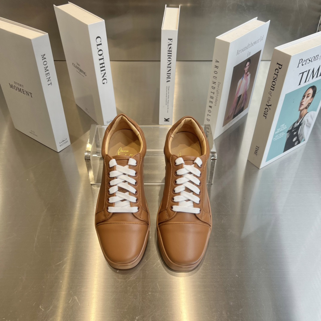 Christian Louboutin Fun Vieira Leather Sneakers - DopestKickz