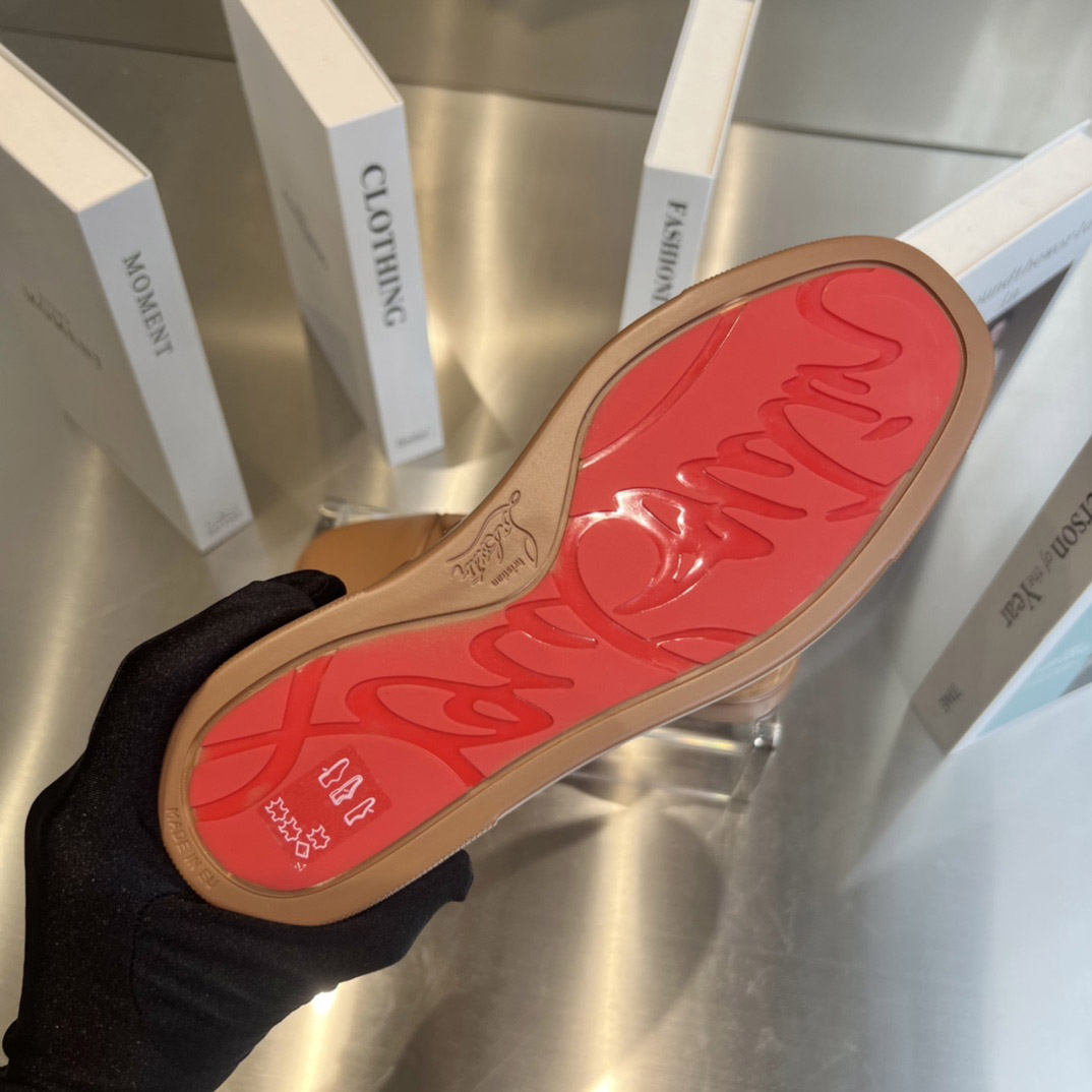 Christian Louboutin Fun Vieira Leather Sneakers - DopestKickz