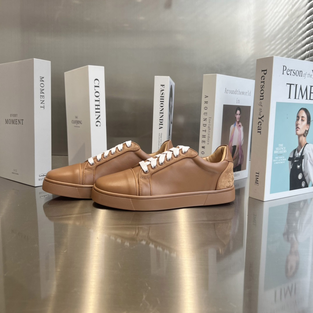 Christian Louboutin Fun Vieira Leather Sneakers - DopestKickz