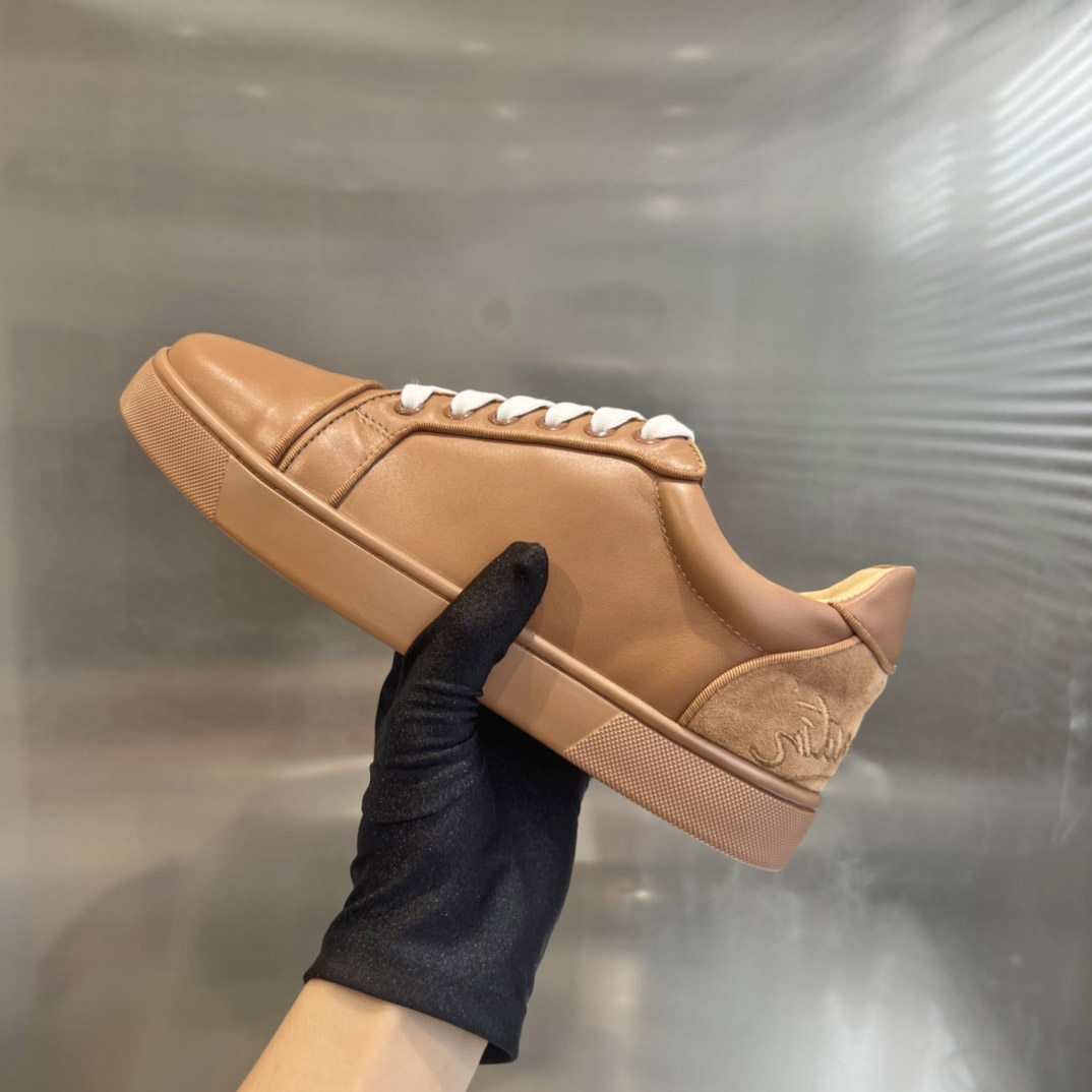 Christian Louboutin Fun Vieira Leather Sneakers - DopestKickz