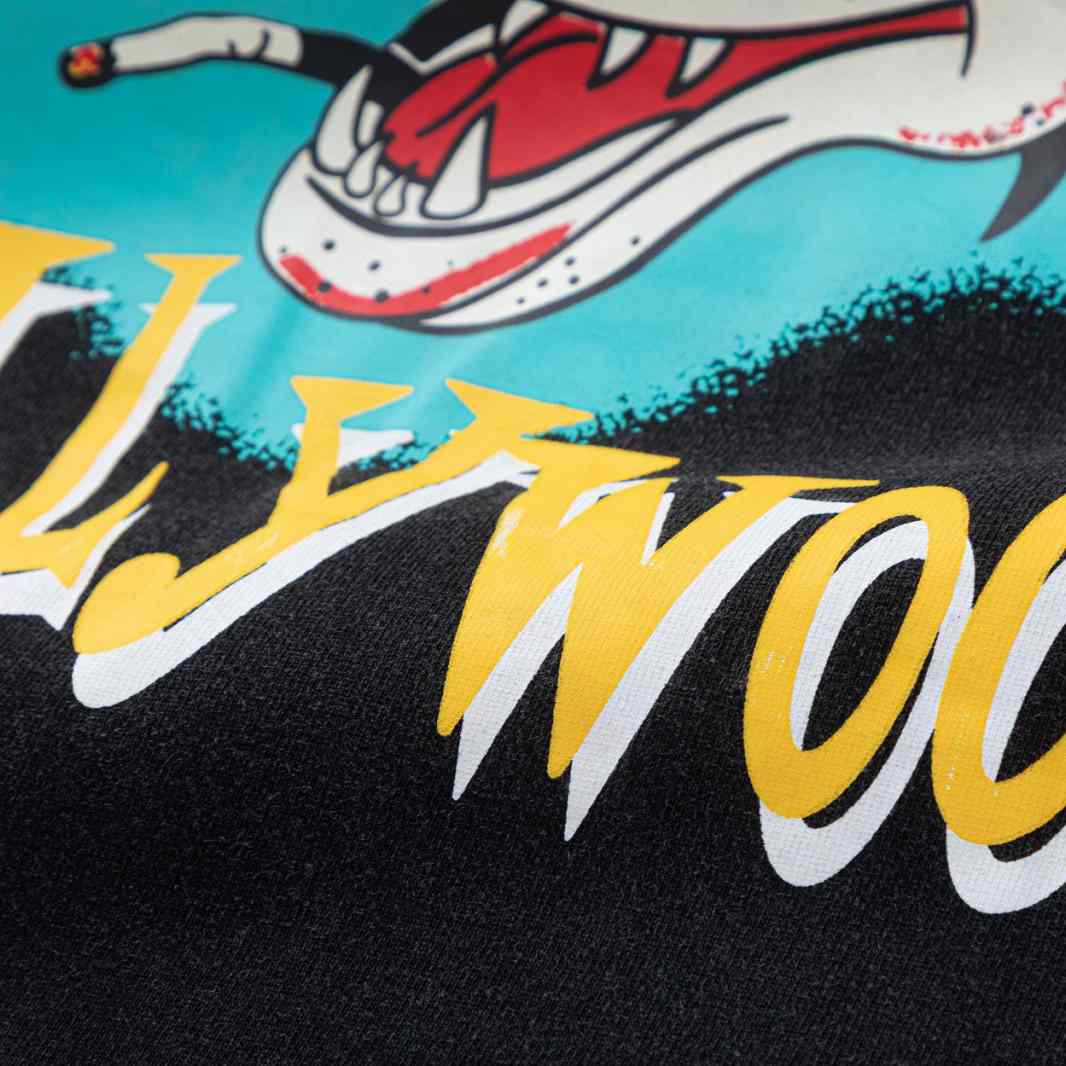 Amiri Club Amiri Wolf Oversized Tee 'Black' - DopestKickz