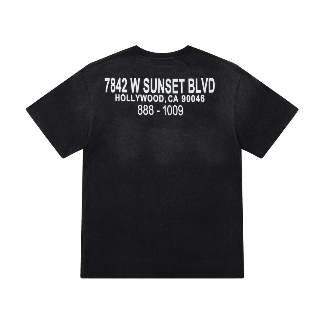 Amiri Club Amiri Wolf Oversized Tee 'Black' - DopestKickz