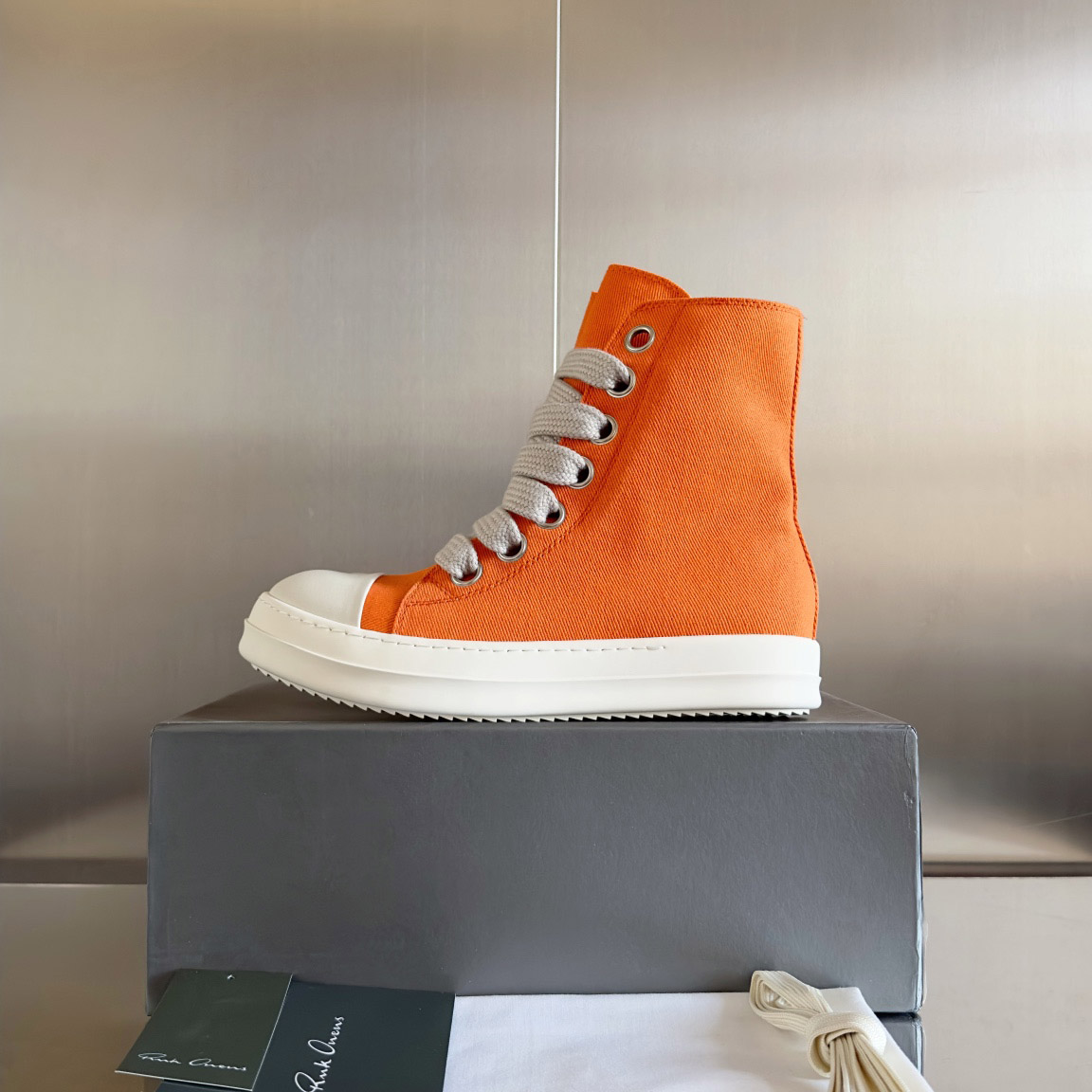 Rick Owens DRKSHDW Ramones High 'Orange Milk' - DopestKickz