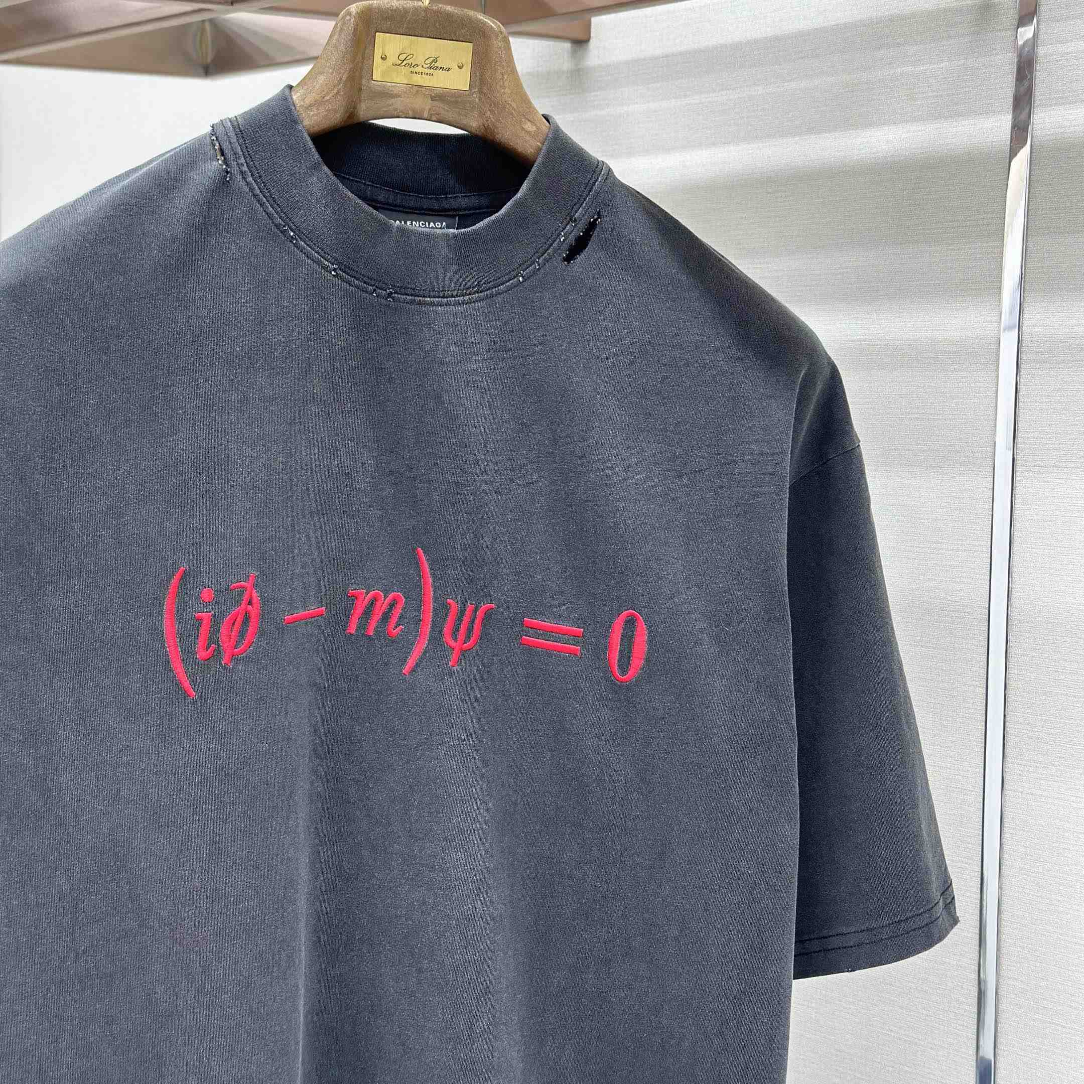 Balenciaga Dirac Equation Fitted T-Shirt  - DopestKickz