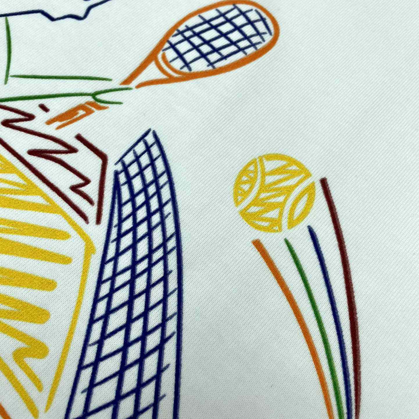 Casablanca  White  'Jeu De Crayon'  T-Shirt CA5031 - DopestKickz