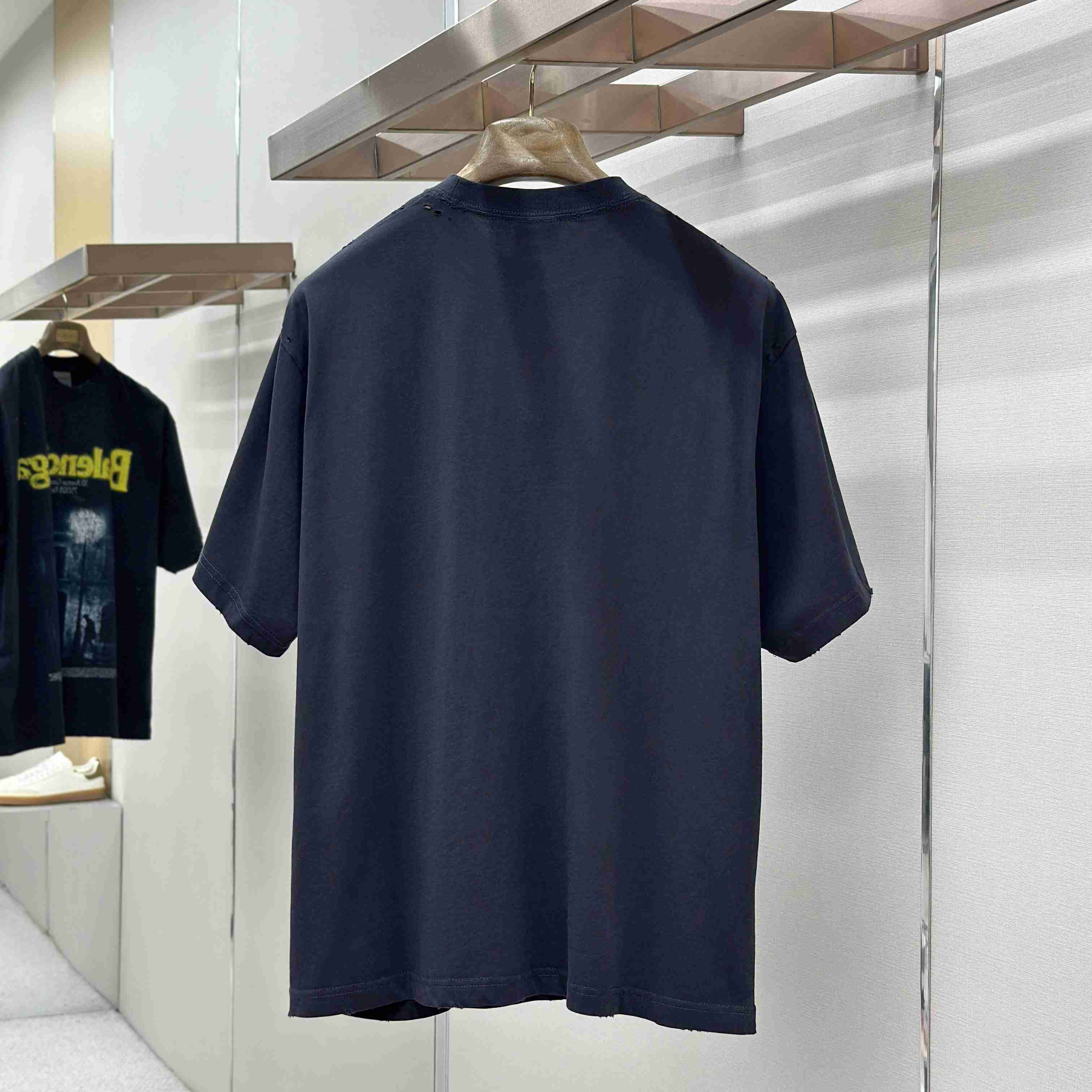 Balenciaga Printed Cotton-Jersey T-Shirt - DopestKickz