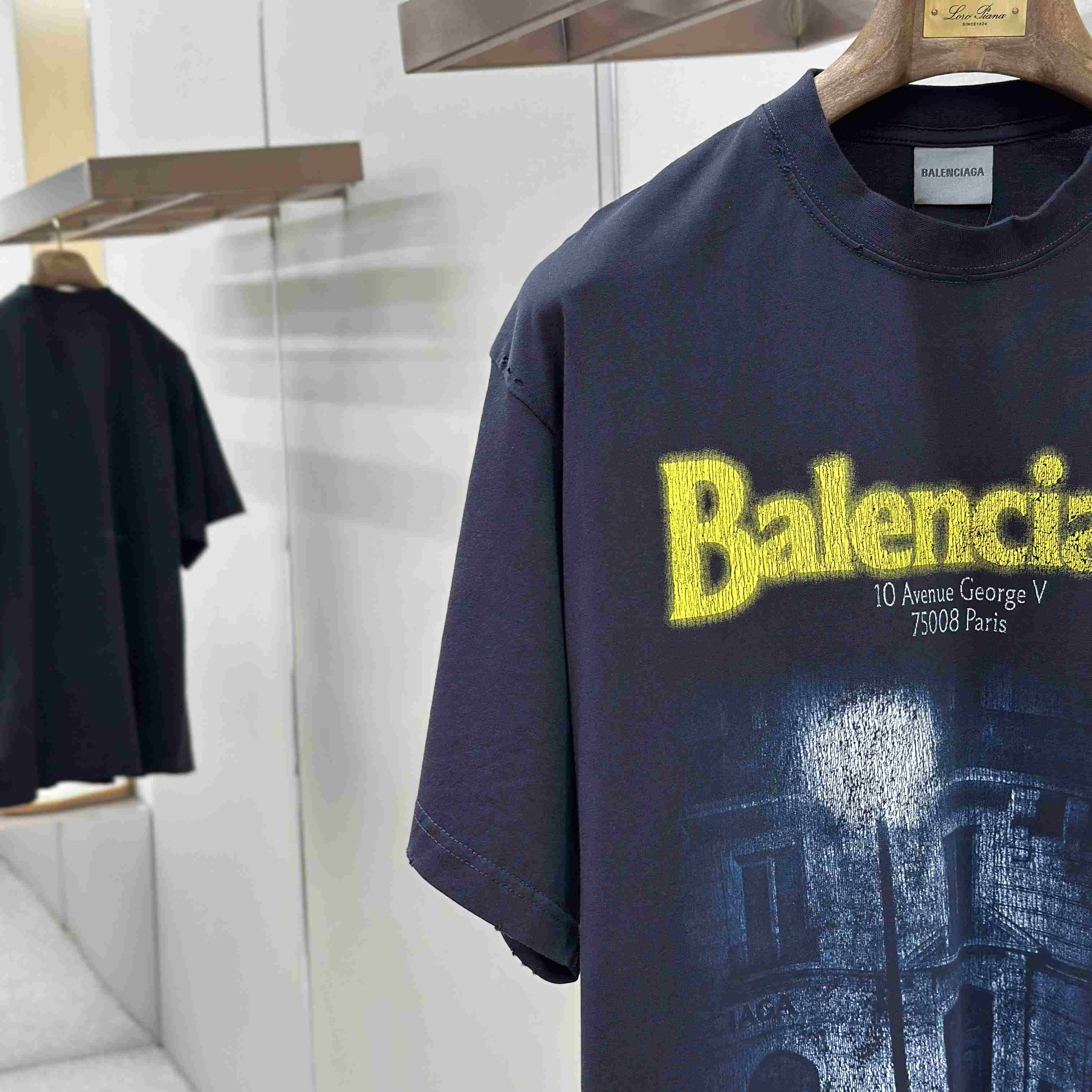 Balenciaga Printed Cotton-Jersey T-Shirt - DopestKickz
