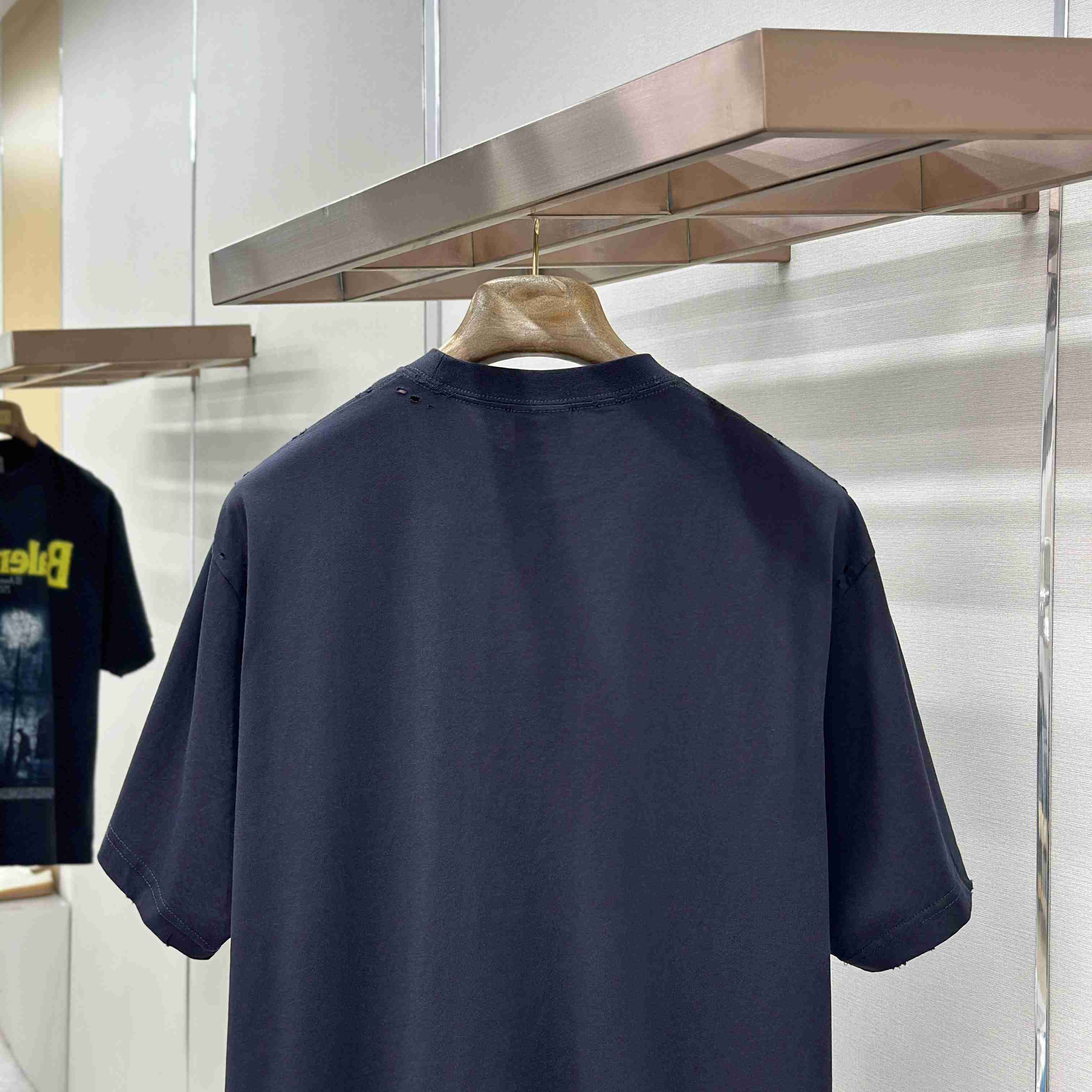 Balenciaga Printed Cotton-Jersey T-Shirt - DopestKickz