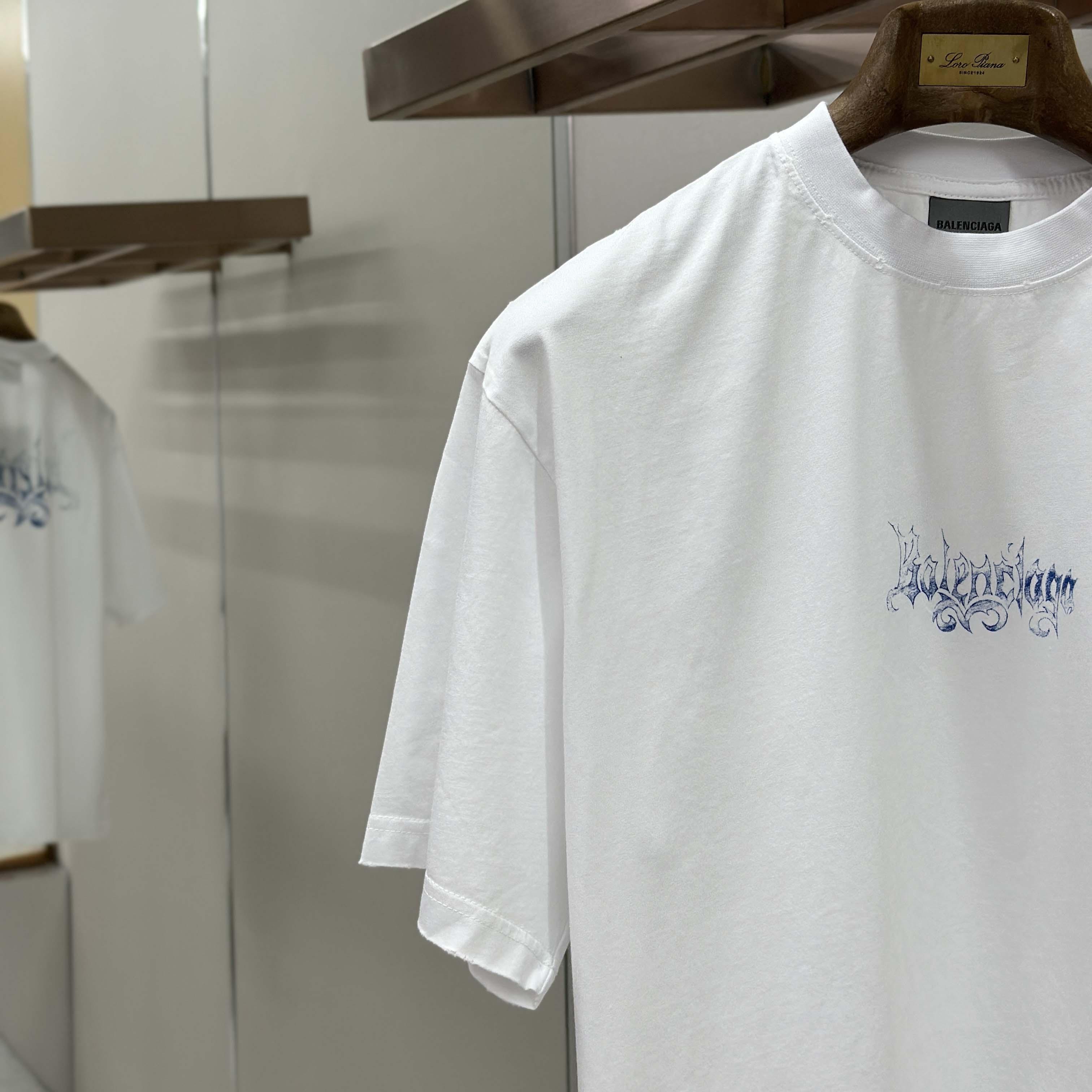 Balenciaga Sketchy Medium Fit T-Shirt - DopestKickz