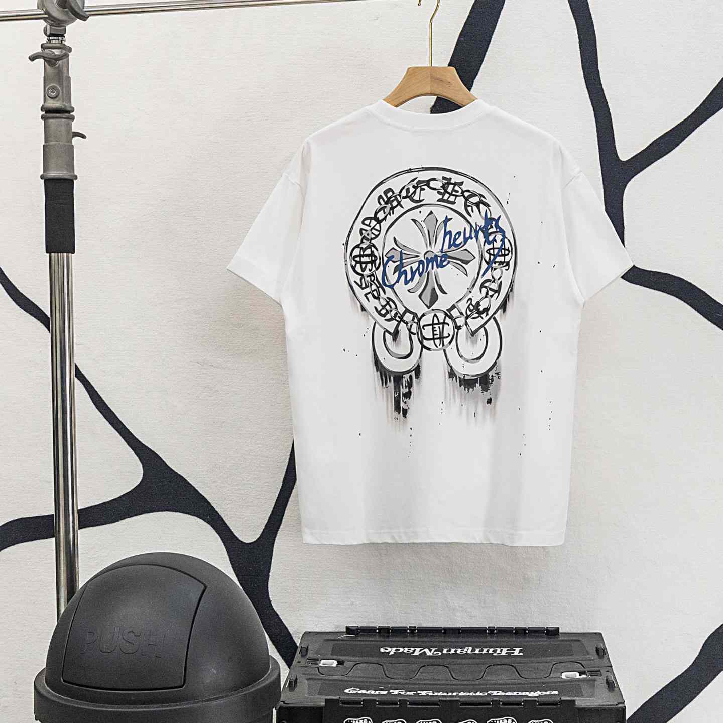 Chrome Hearts Cross-printed horseshoe T-shirt  'Black' - DopestKickz