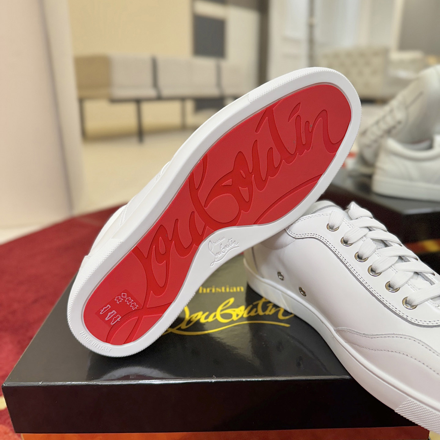 Christian Louboutin Retero Sneakers - DopestKickz