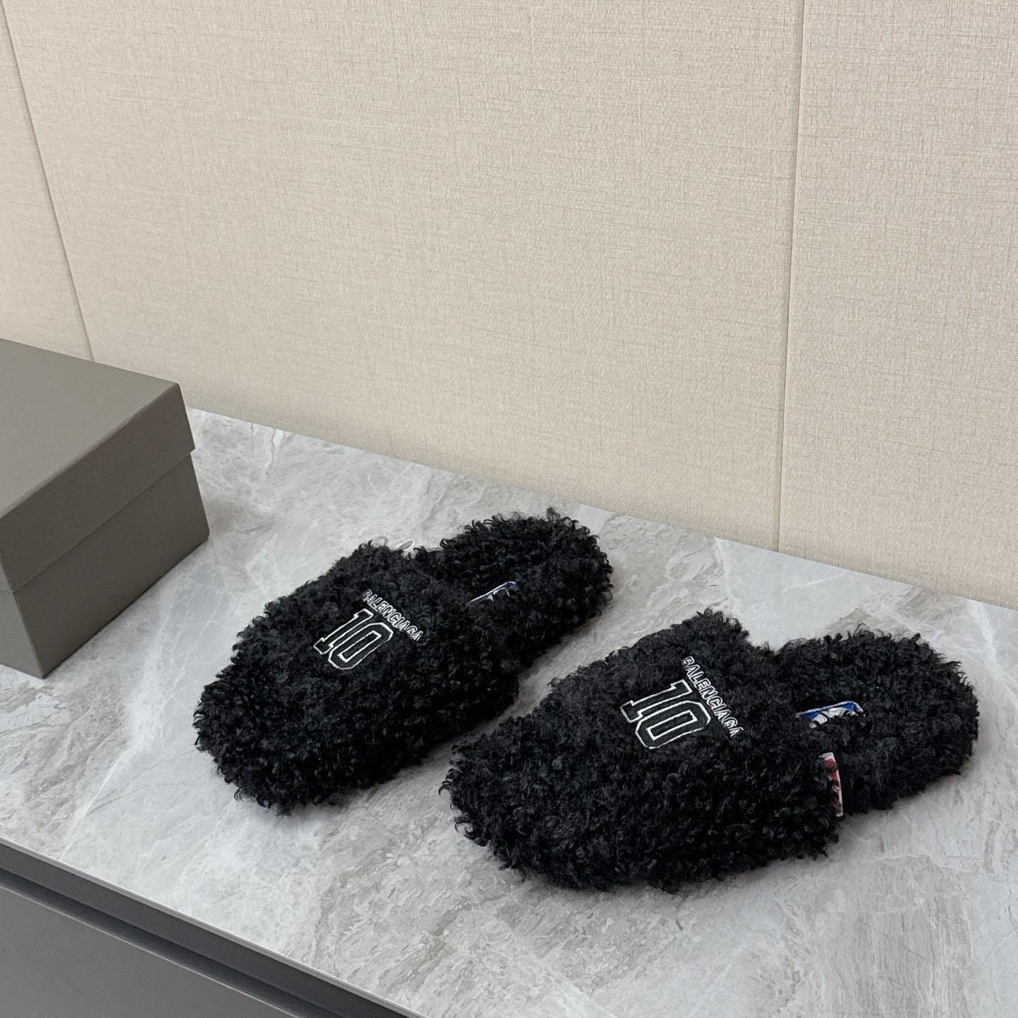 Balenciaga | Nba Collaboration Furry Open Mule - DopestKickz