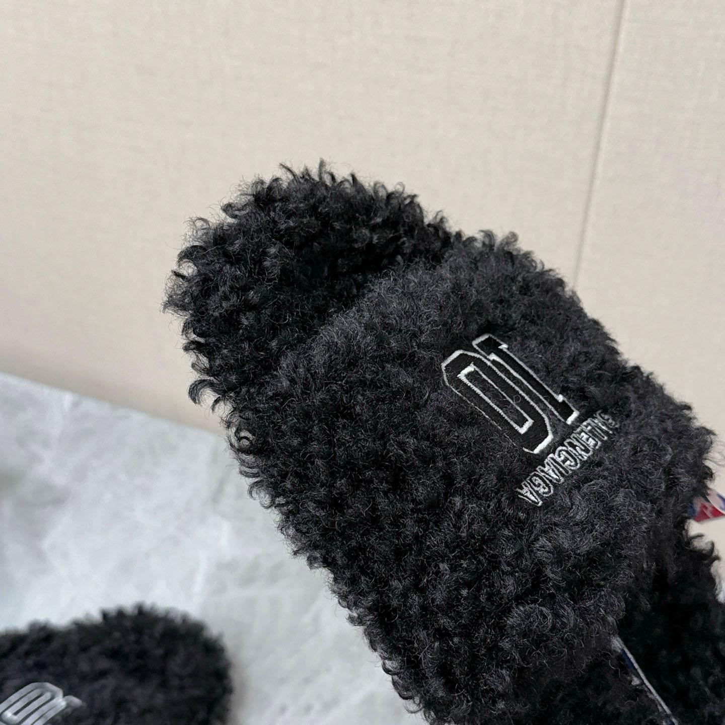 Balenciaga | Nba Collaboration Furry Open Mule - DopestKickz