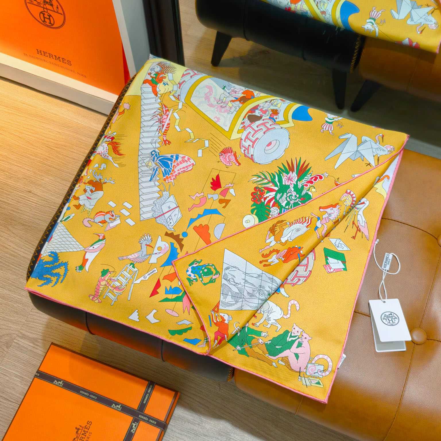 Hermes Academia Hippica Scarf 90 - DopestKickz