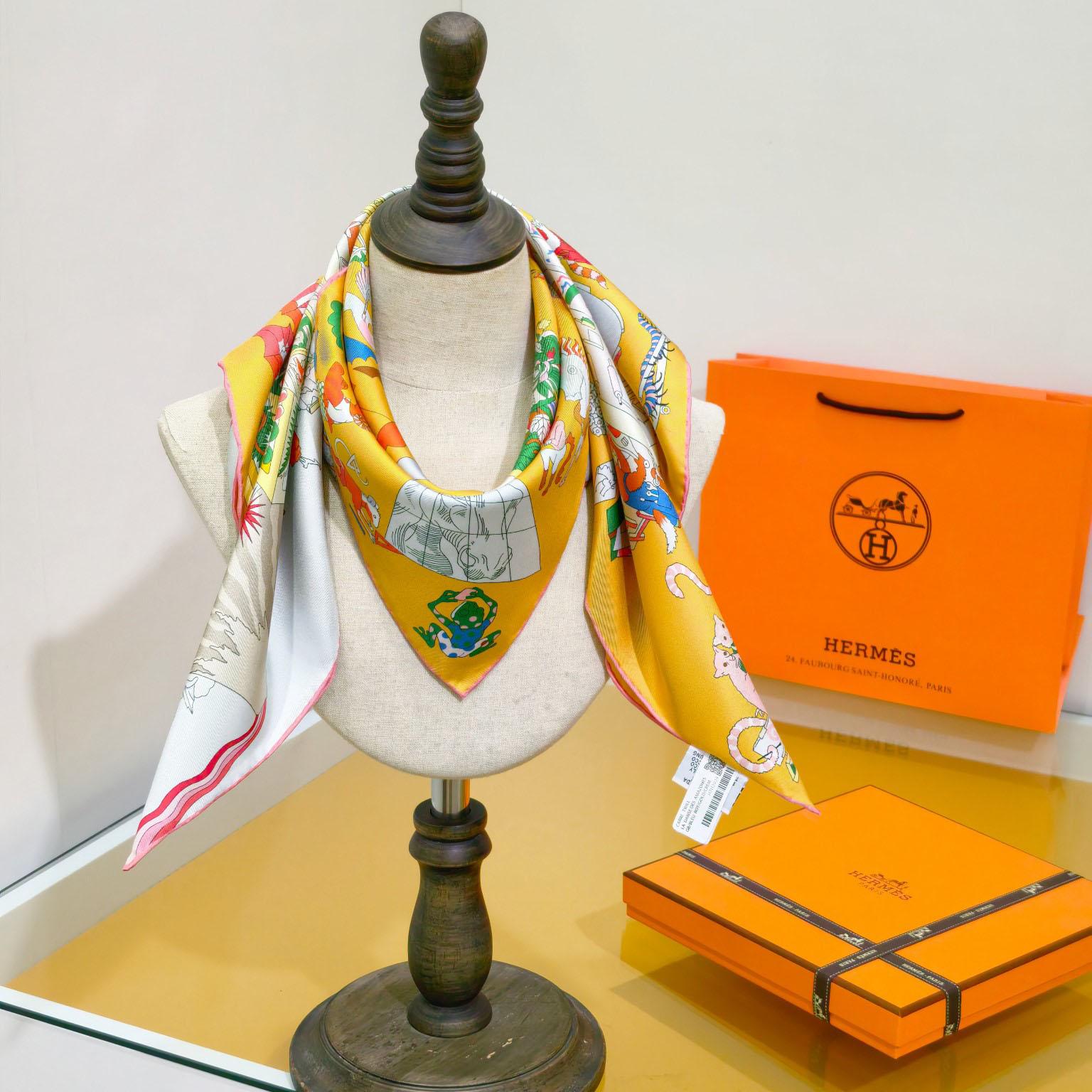Hermes Academia Hippica Scarf 90 - DopestKickz
