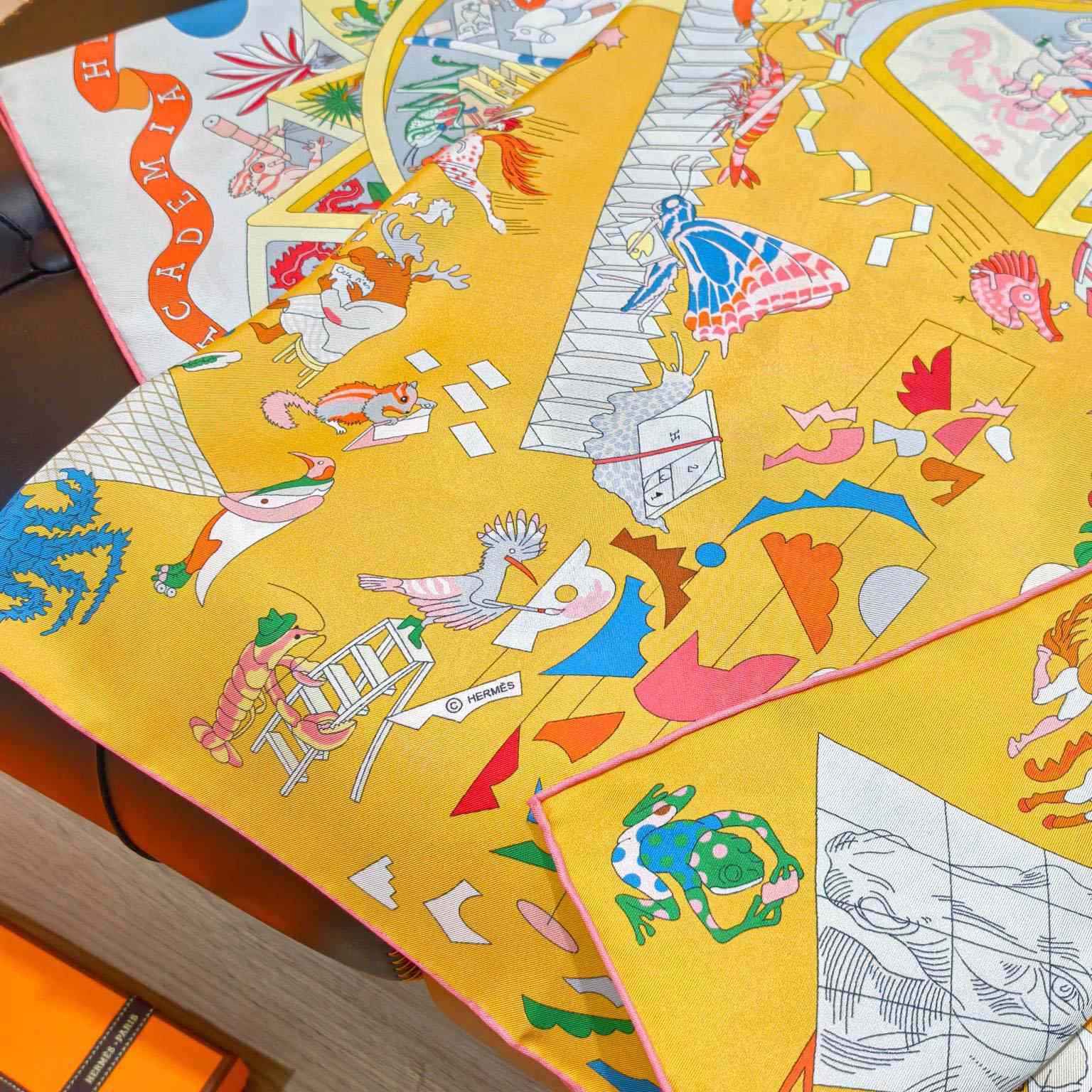 Hermes Academia Hippica Scarf 90 - DopestKickz