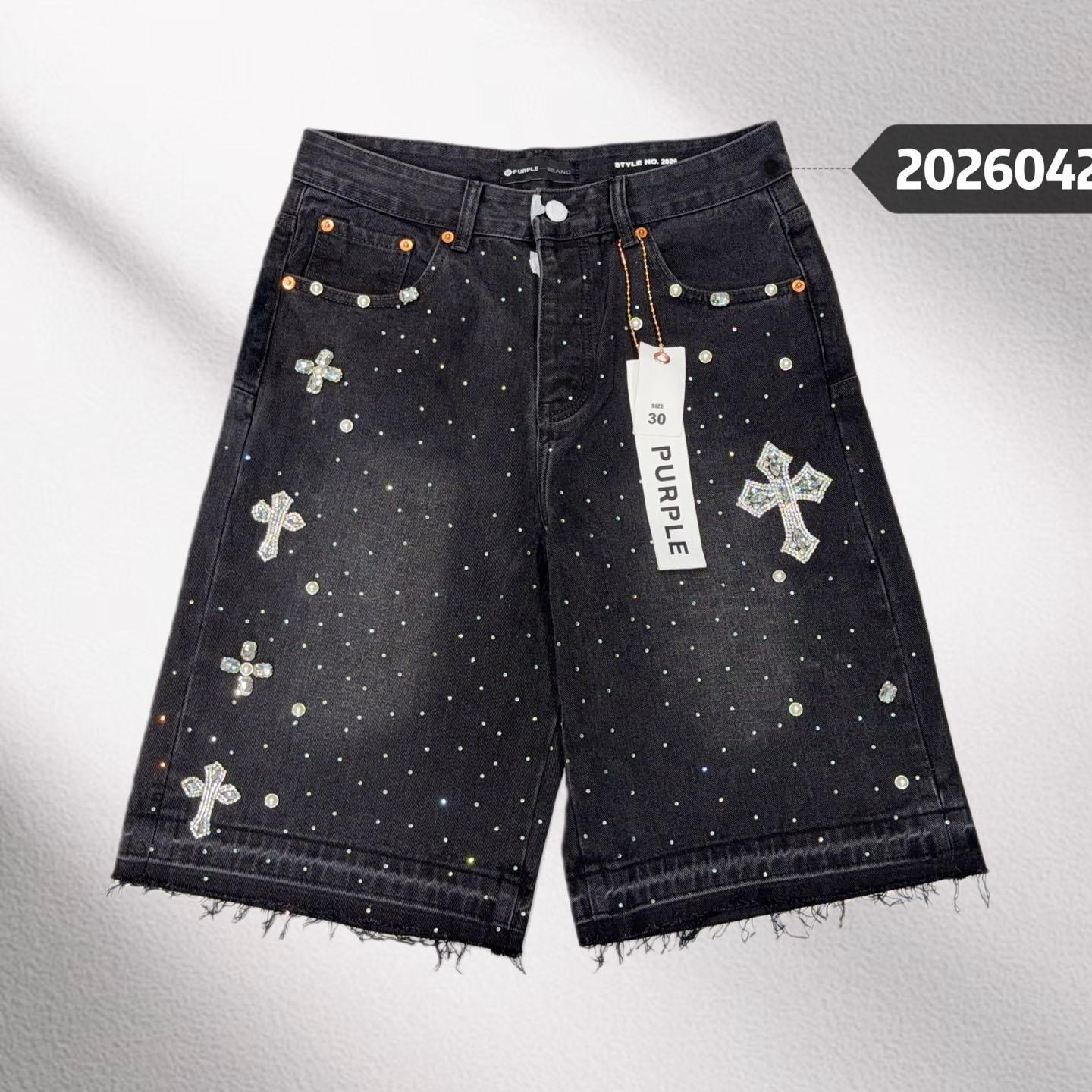 Purple-Brand Shorts  20312 - DopestKickz