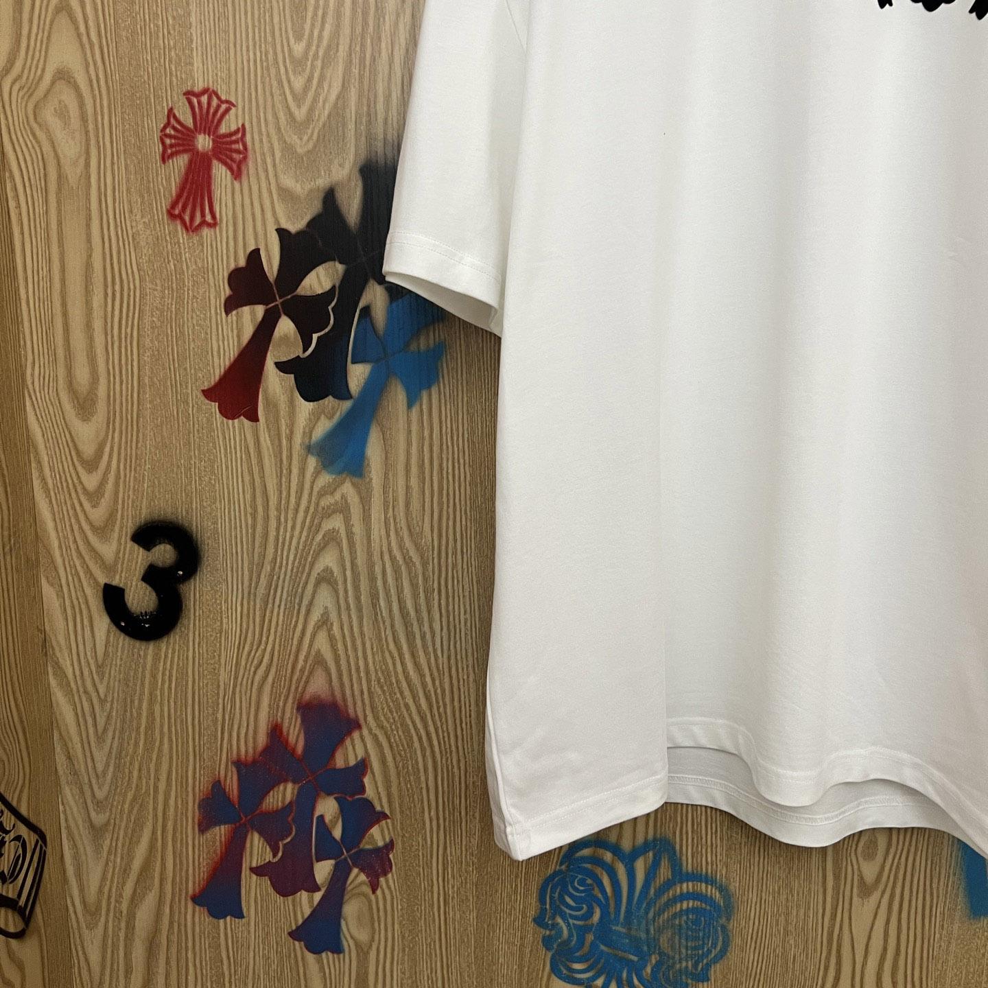 Chrome Hearts Triple Cross T-Shirt 'White' - DopestKickz