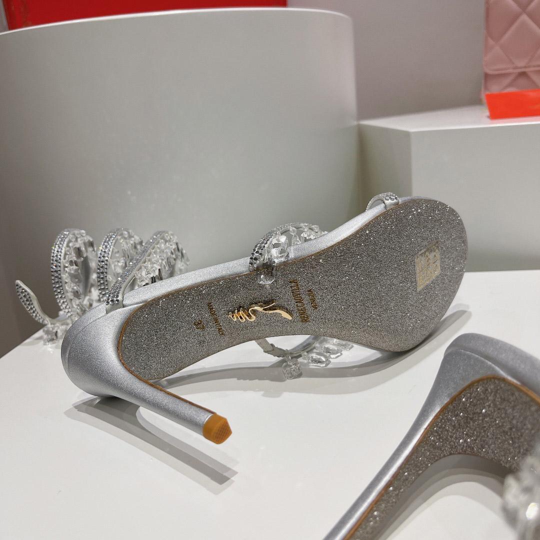 Rene Caovilla Chandelier Embellished Sandals - DopestKickz