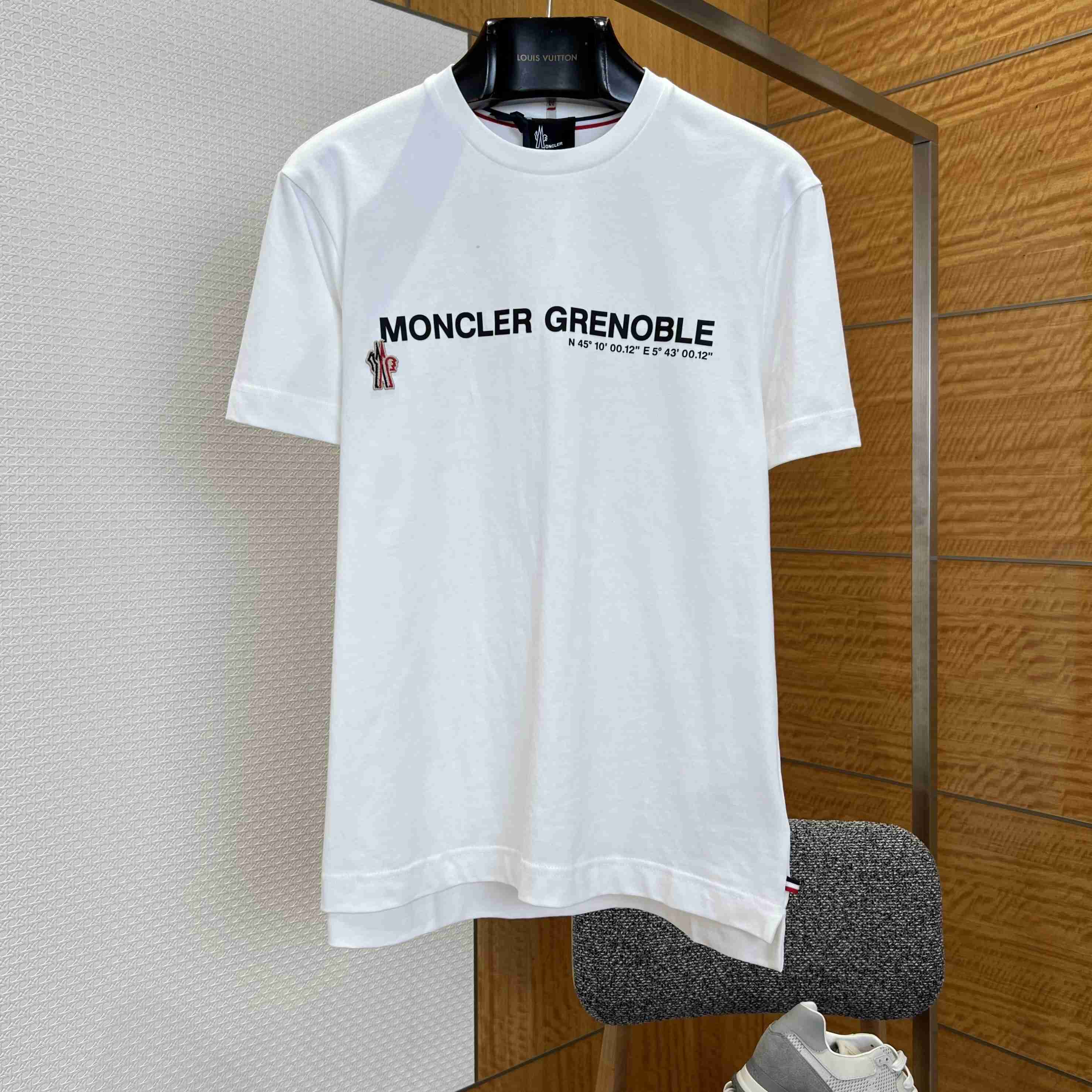 Moncler Logo Cotton Blend T-Shirt - DopestKickz