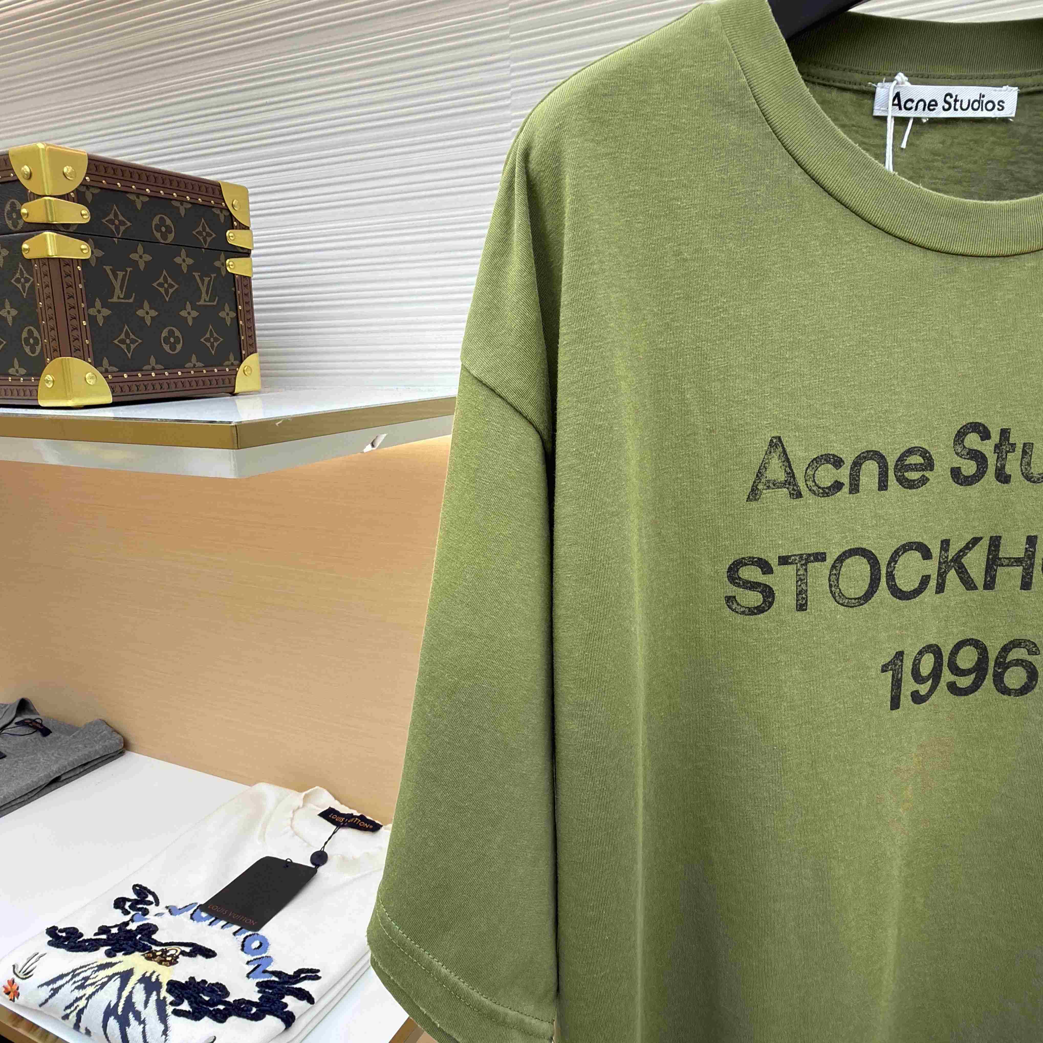 Acne Studios  Sprayed Logo T-shirt - DopestKickz