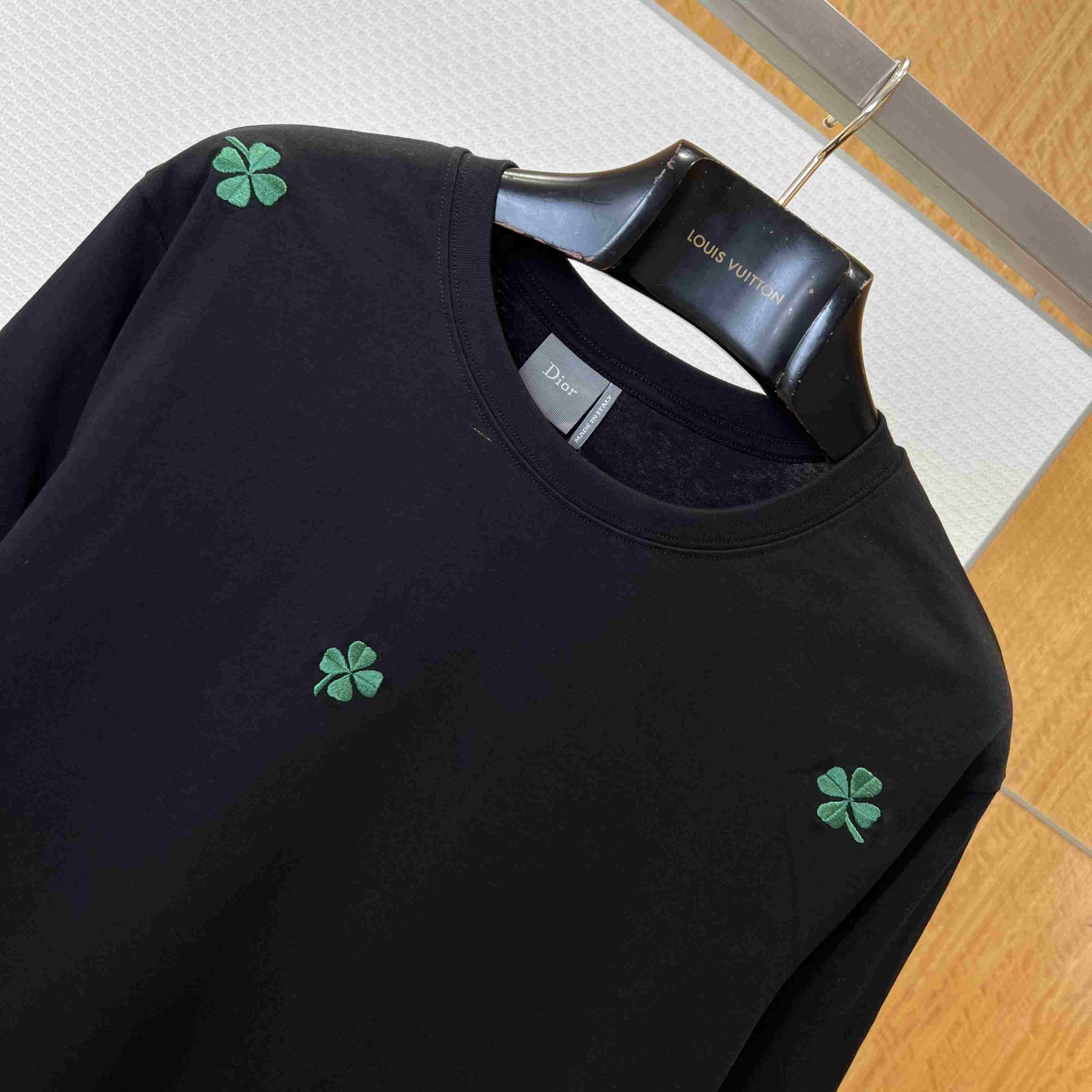 Dior T-Shirt with Dior Clover Embroidery - DopestKickz