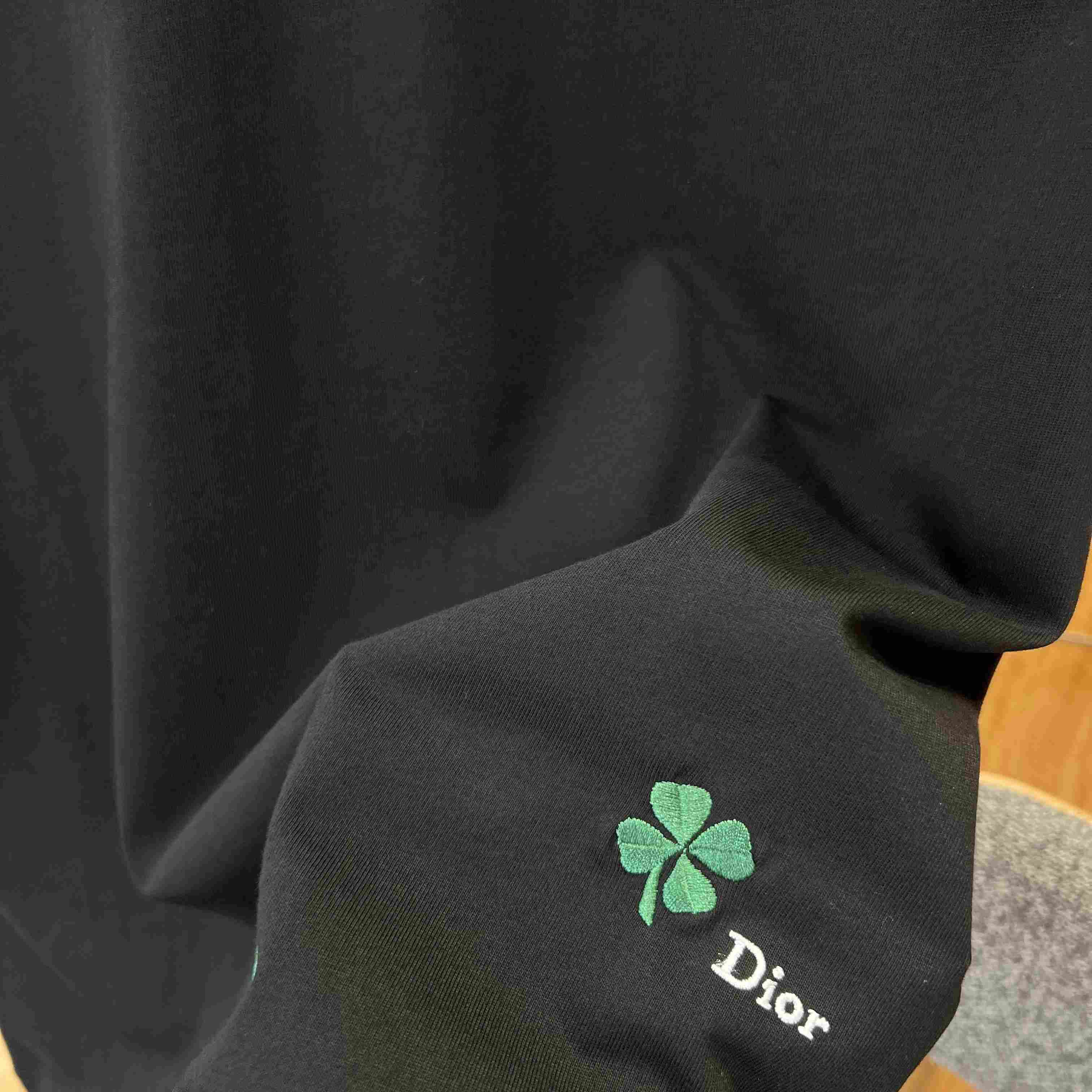 Dior T-Shirt with Dior Clover Embroidery - DopestKickz