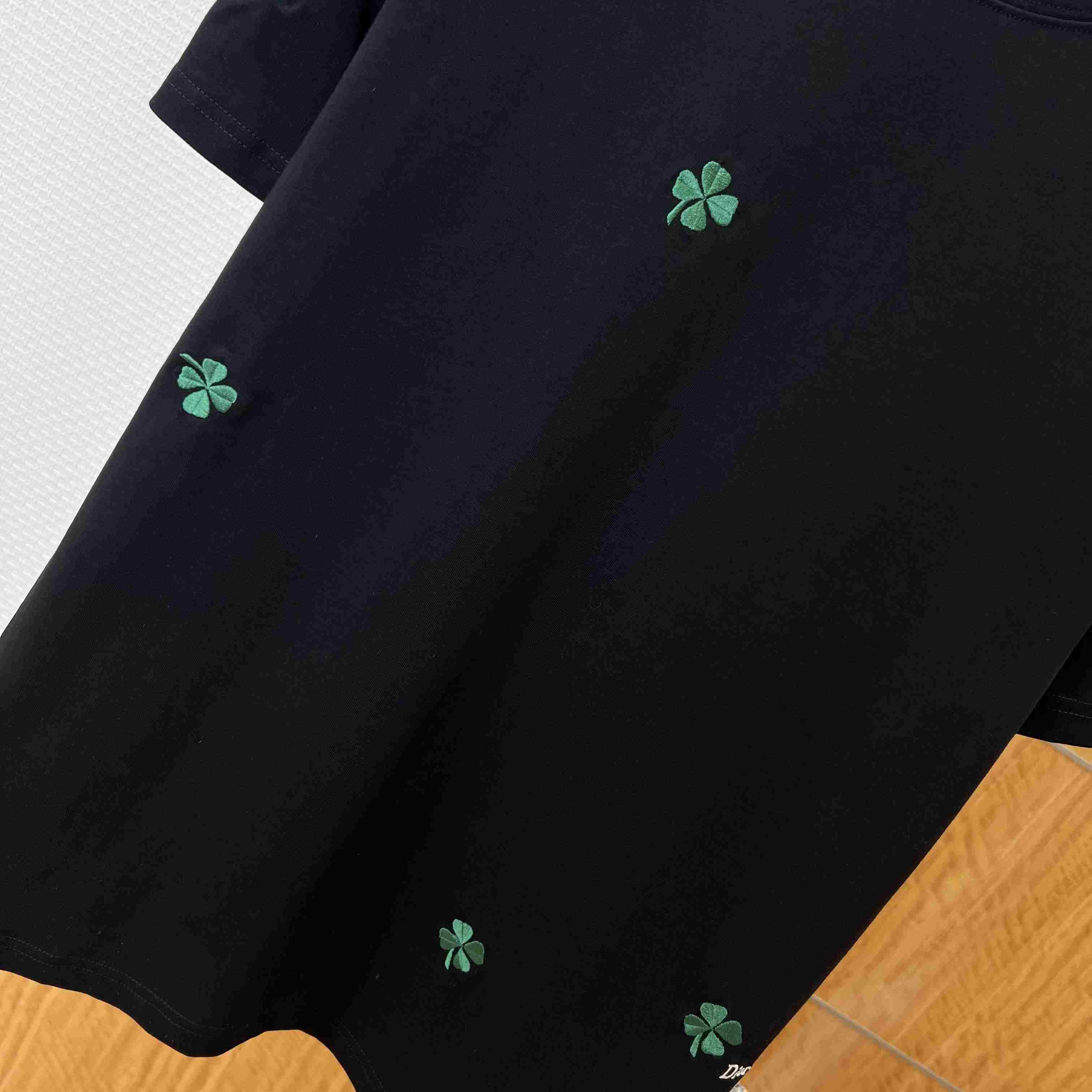 Dior T-Shirt with Dior Clover Embroidery - DopestKickz