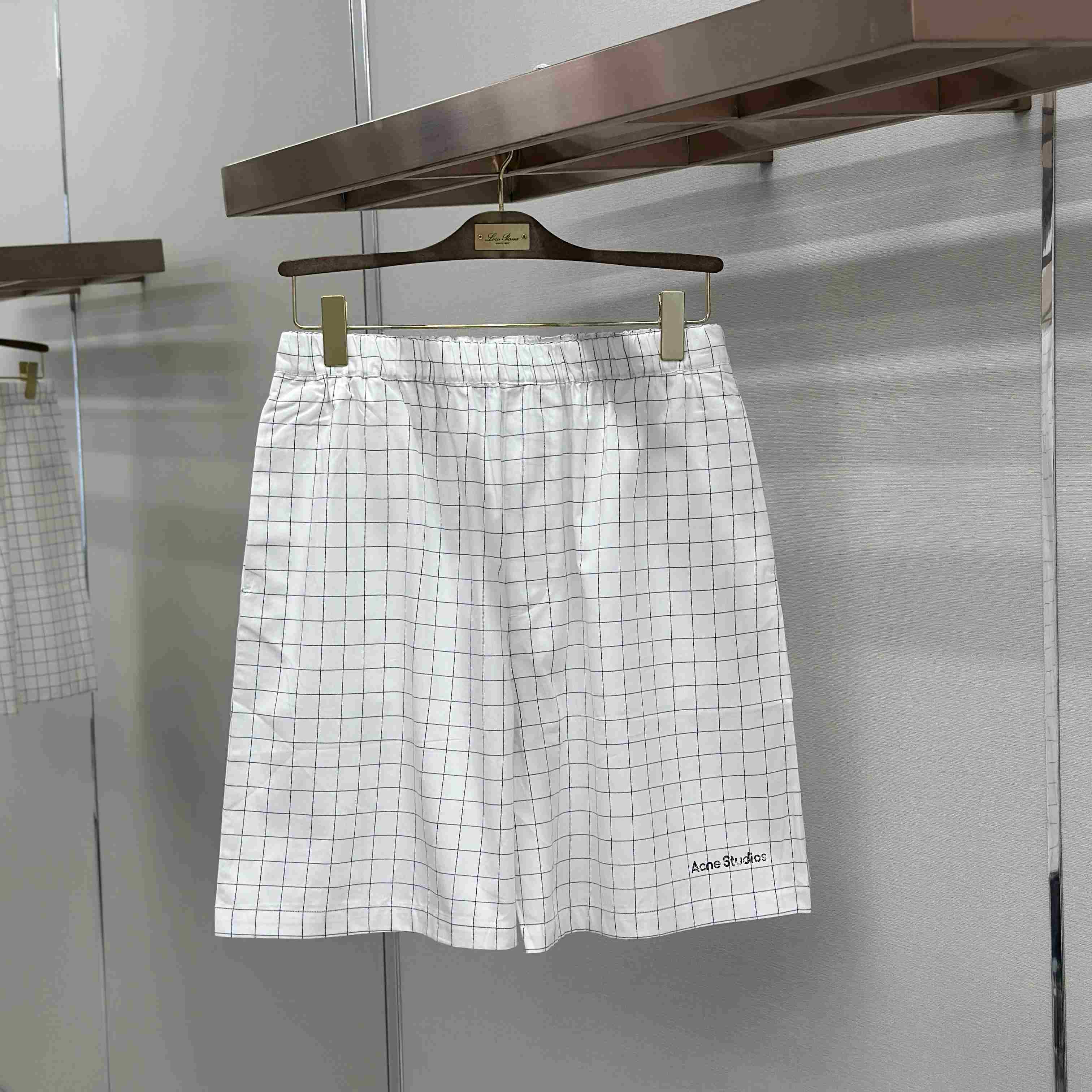 Acne Studios Casual Check Shorts - DopestKickz