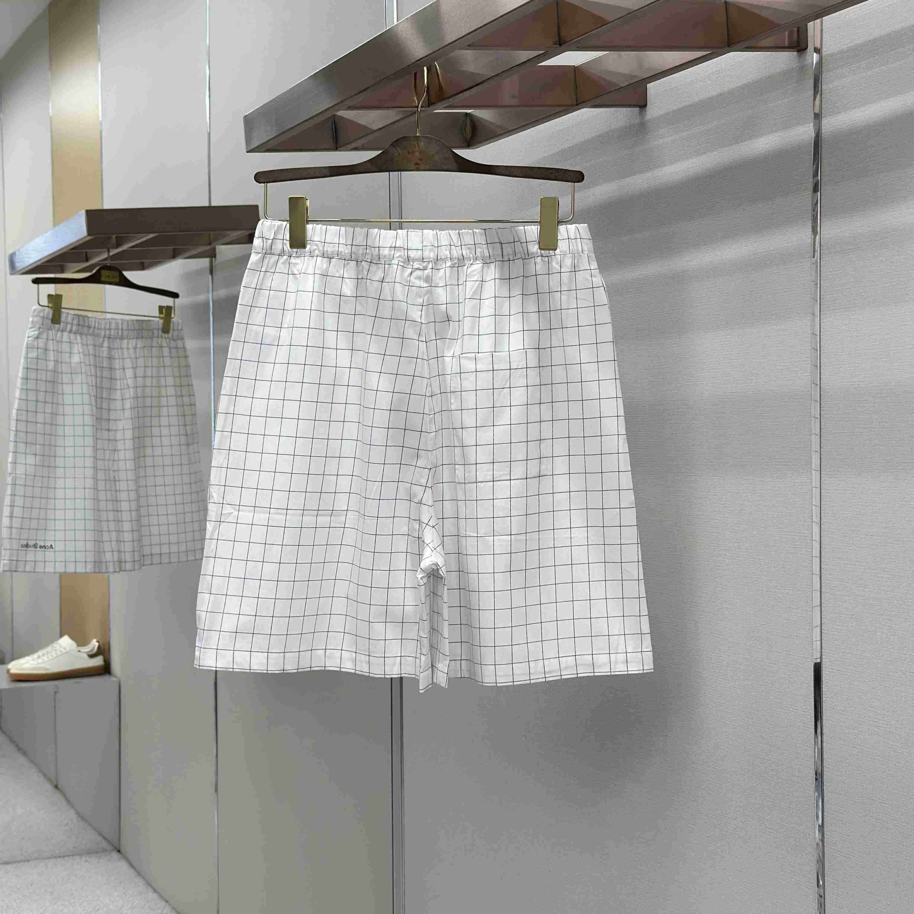 Acne Studios Casual Check Shorts - DopestKickz