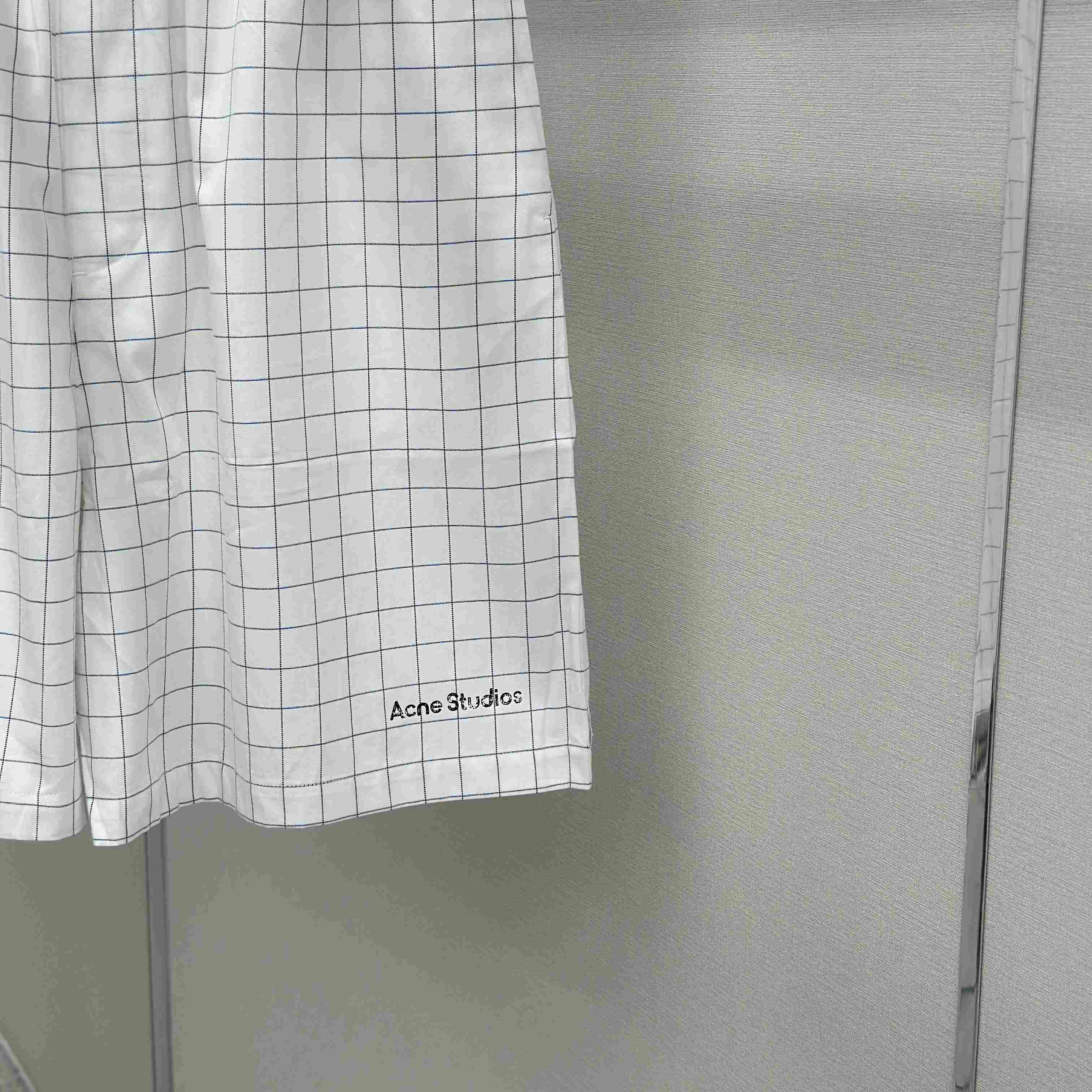 Acne Studios Casual Check Shorts - DopestKickz