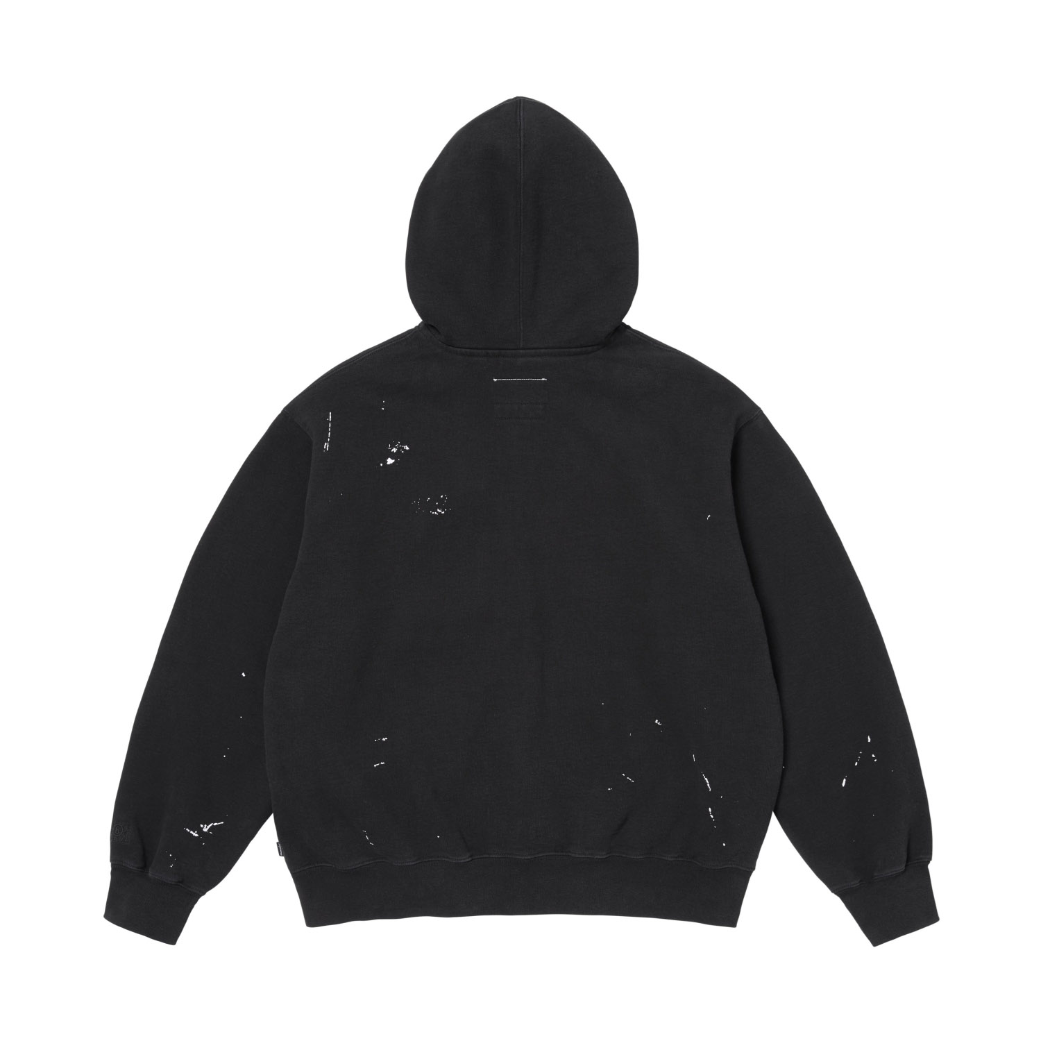 Supreme x MM6 Maison Margiela Box Logo Zip Up Hooded Sweatshirt 'Black' - DopestKickz