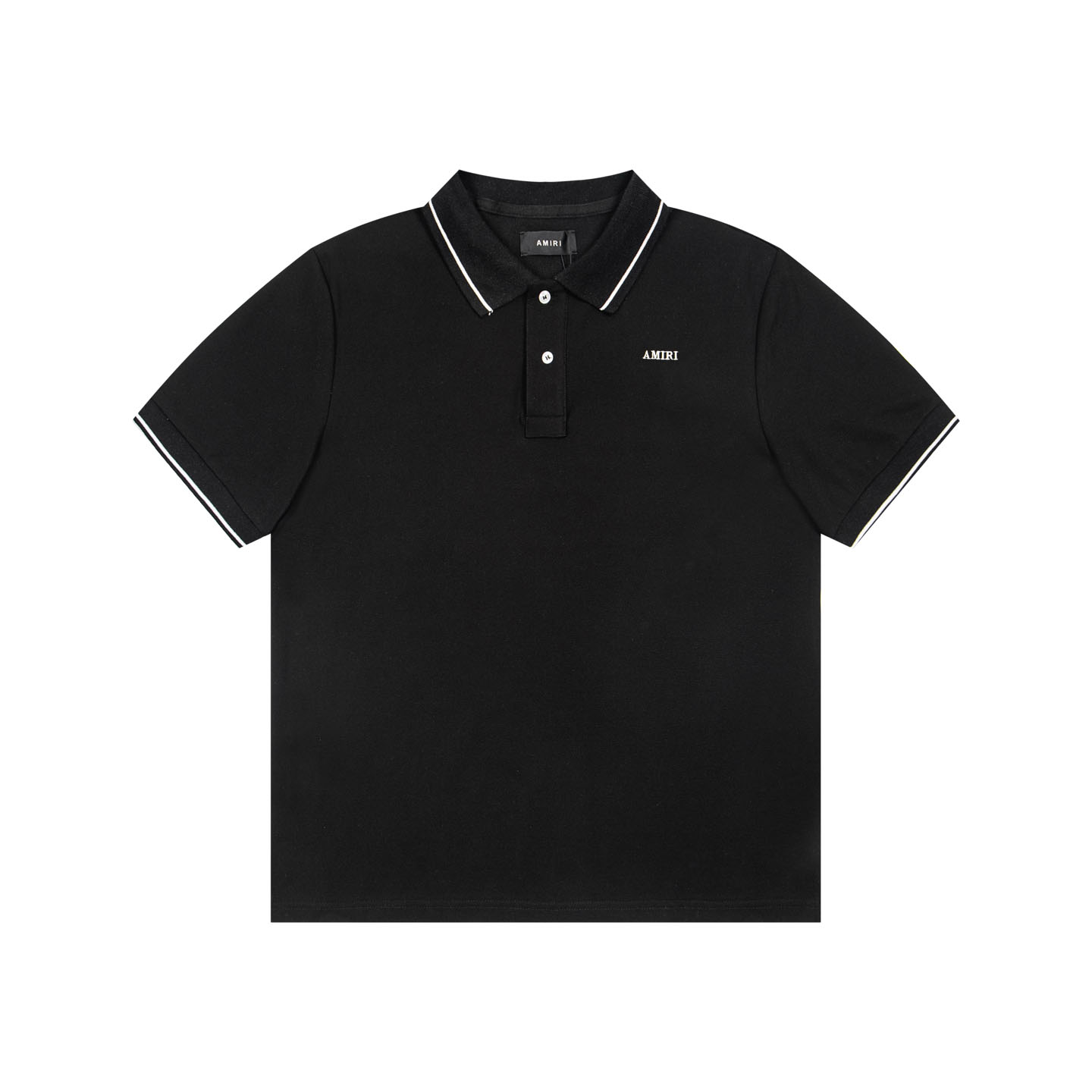 Amiri  Logo Embroidered Polo T-shirt - DopestKickz