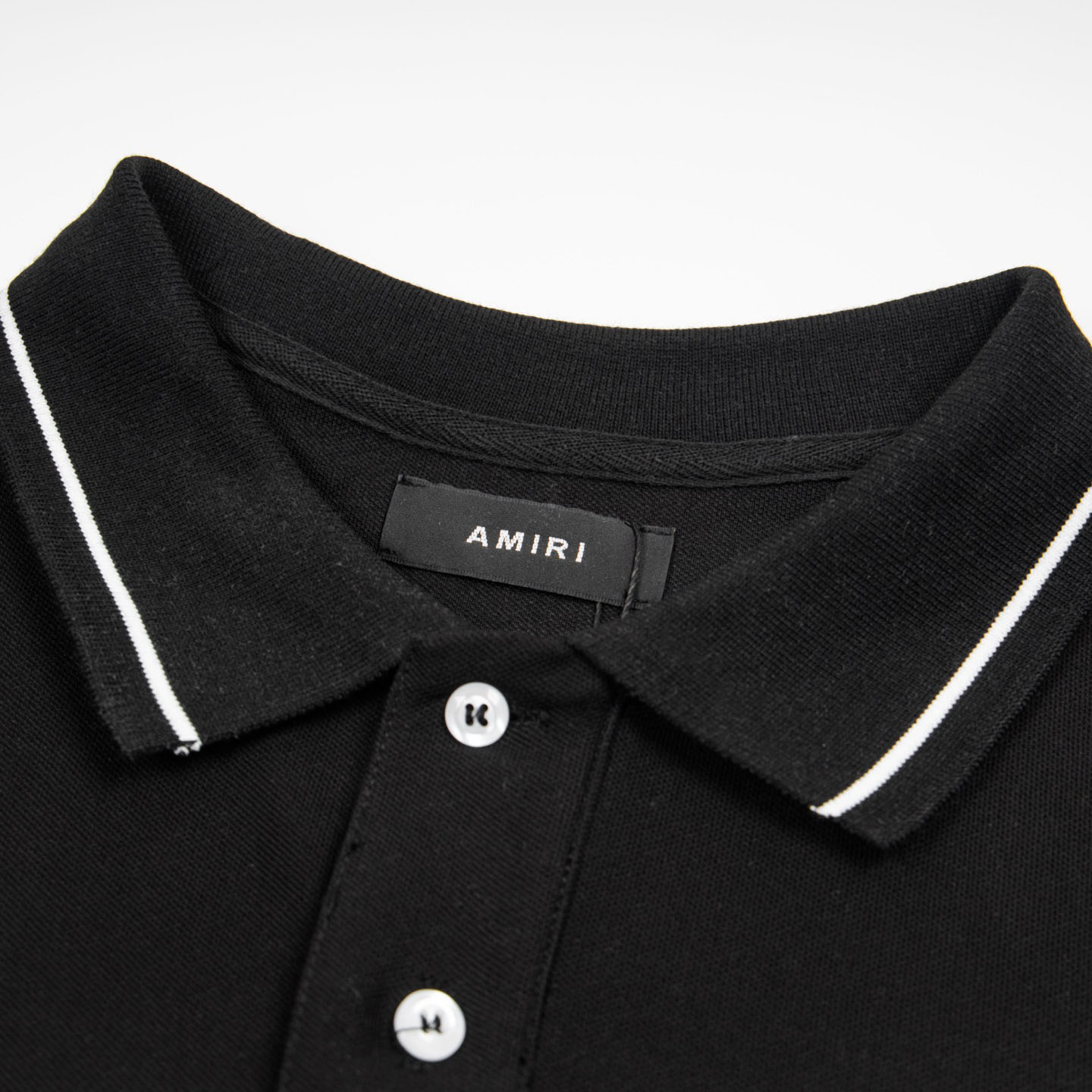 Amiri  Logo Embroidered Polo T-shirt - DopestKickz