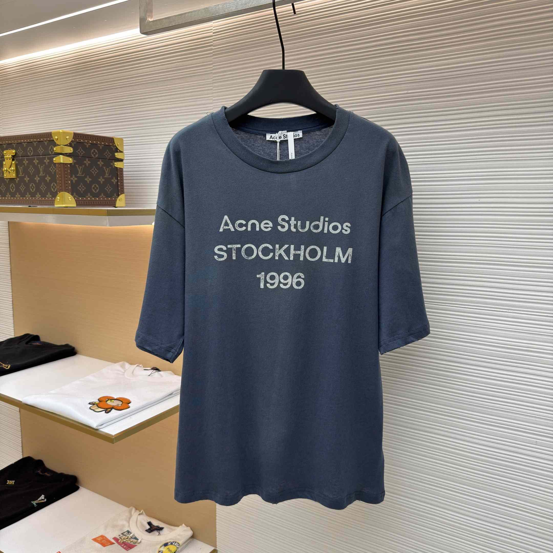 Acne Studios  Sprayed Logo T-shirt - DopestKickz