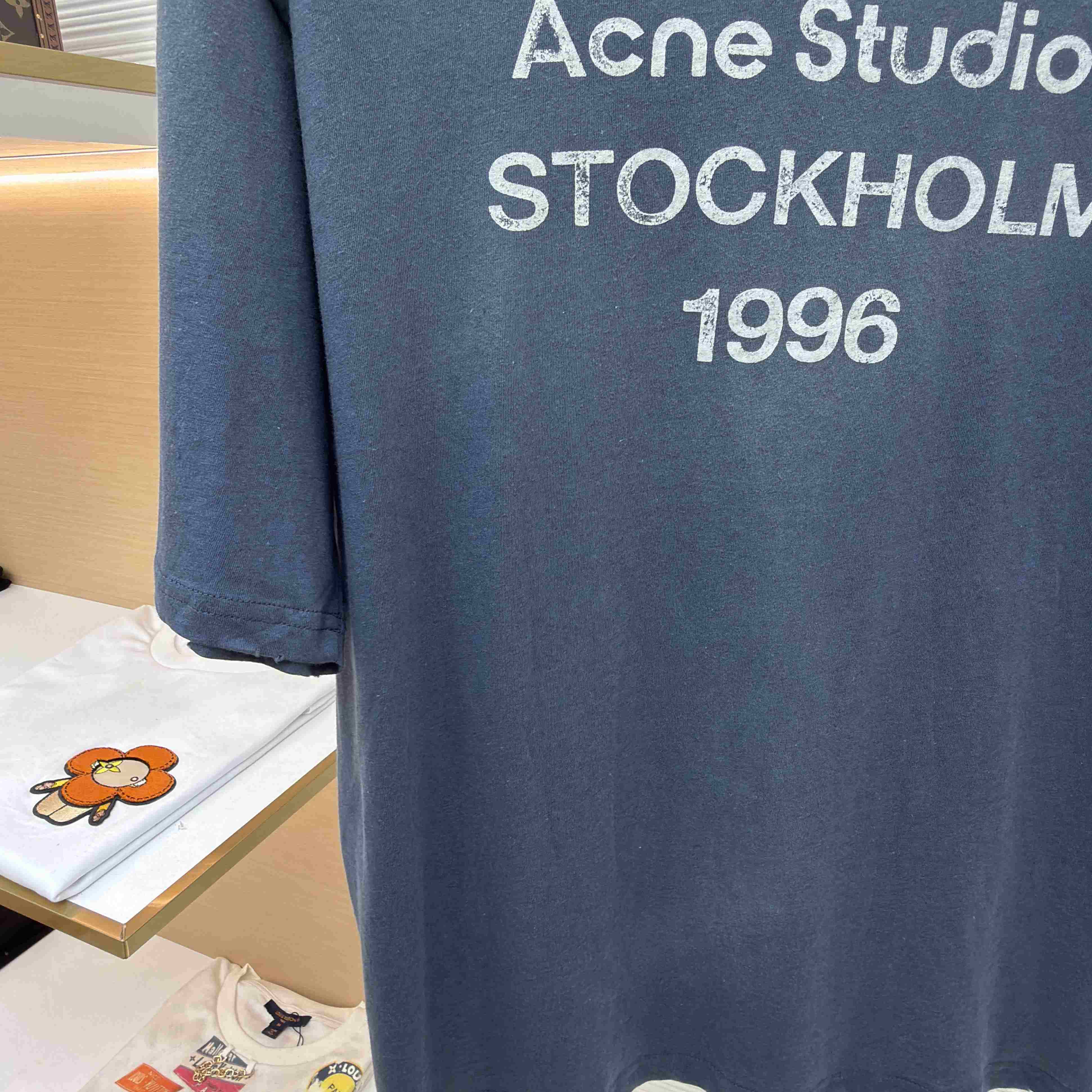 Acne Studios  Sprayed Logo T-shirt - DopestKickz