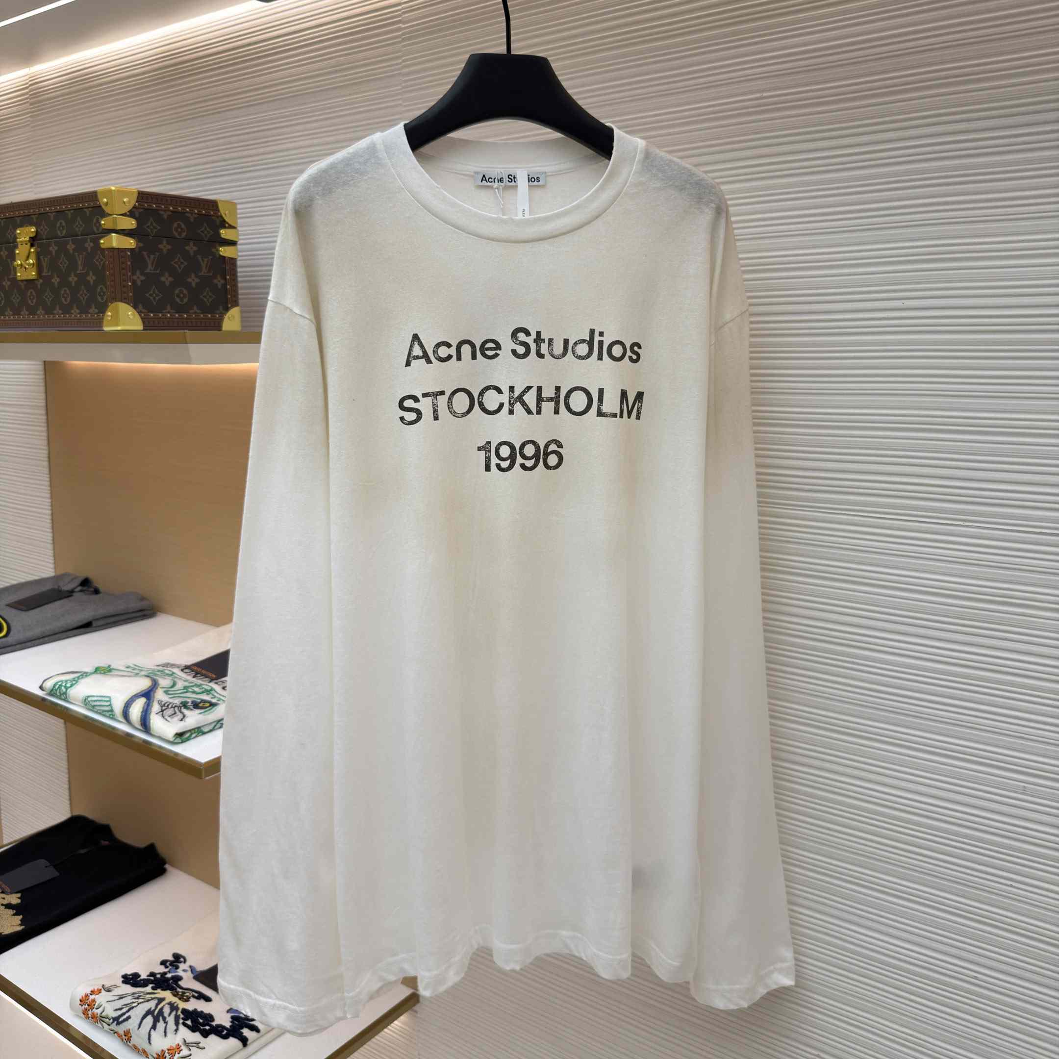 Acne Studios Sprayed 1996 Logo T-shirt - DopestKickz