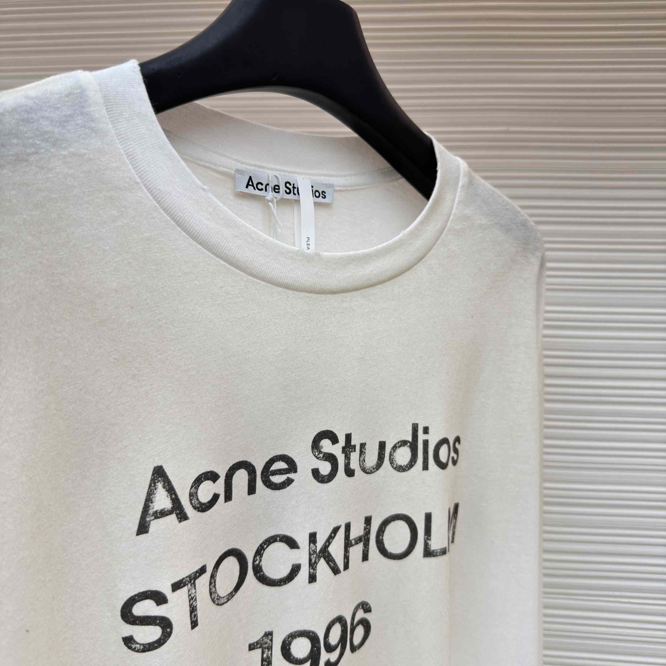 Acne Studios Sprayed 1996 Logo T-shirt - DopestKickz