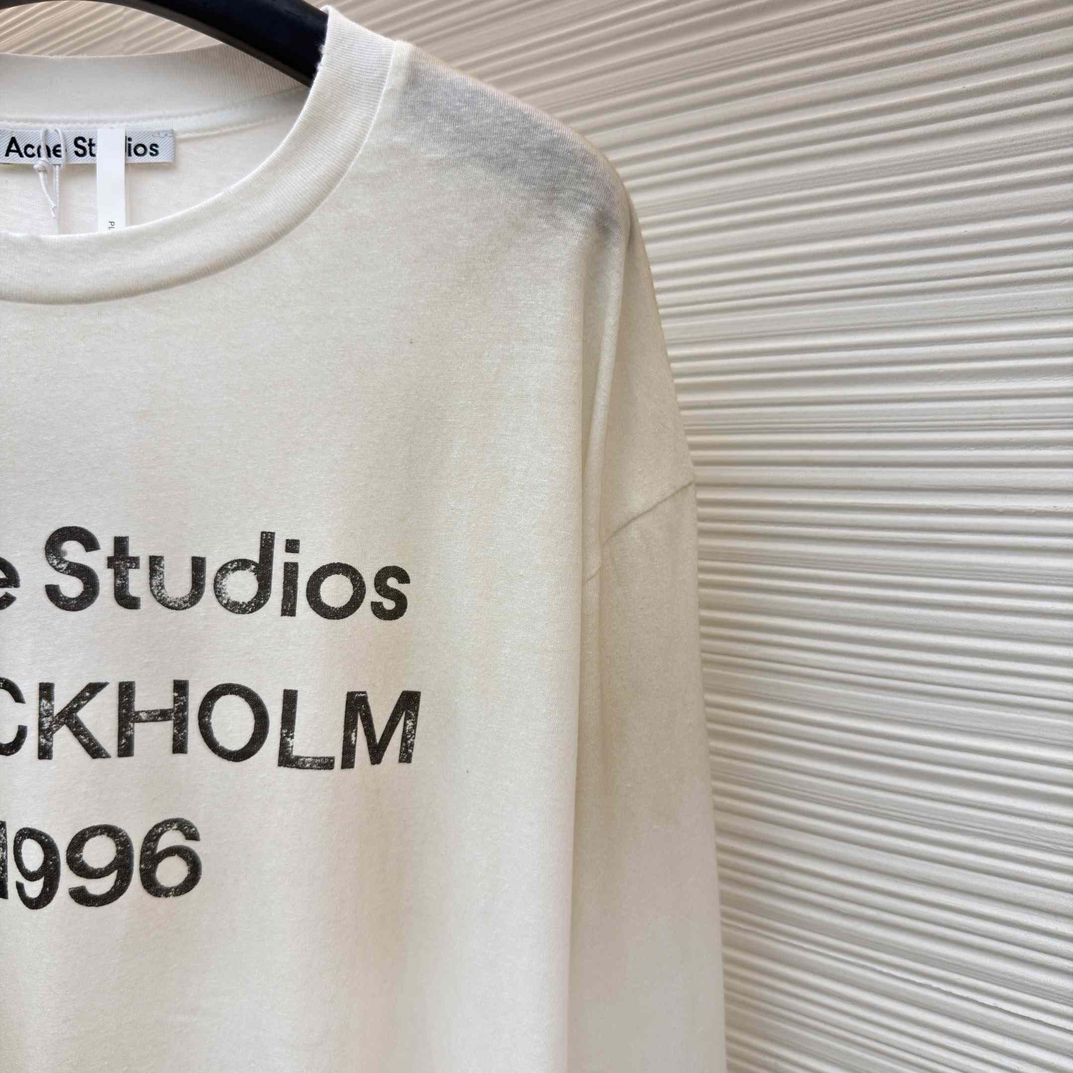 Acne Studios Sprayed 1996 Logo T-shirt - DopestKickz