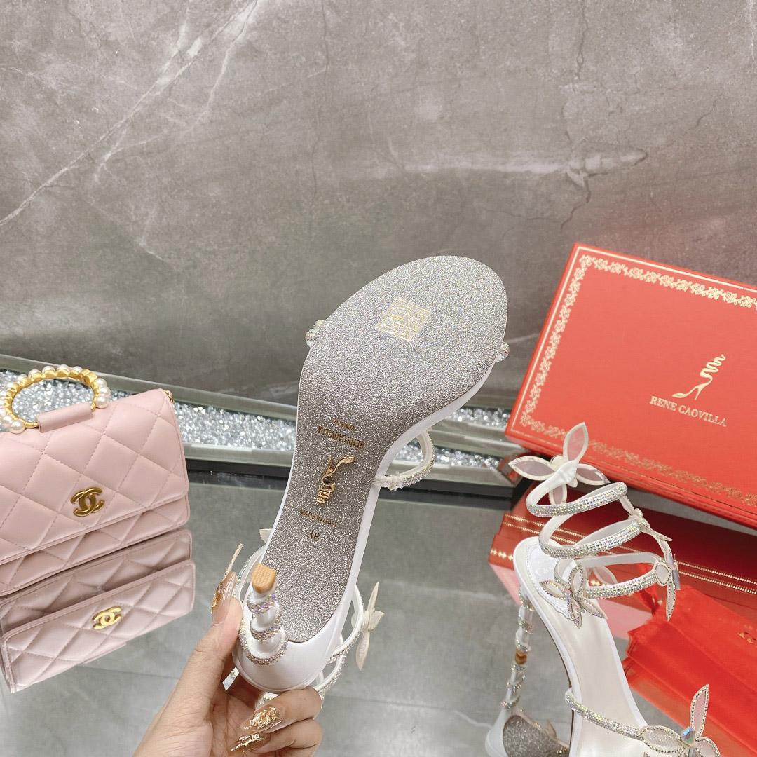 Rene Caovilla Embellished Margot Sandals - DopestKickz