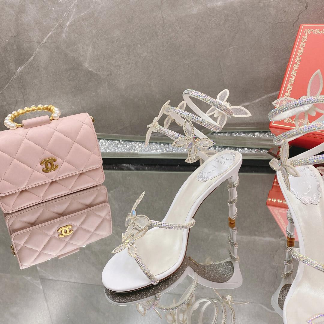 Rene Caovilla Embellished Margot Sandals - DopestKickz