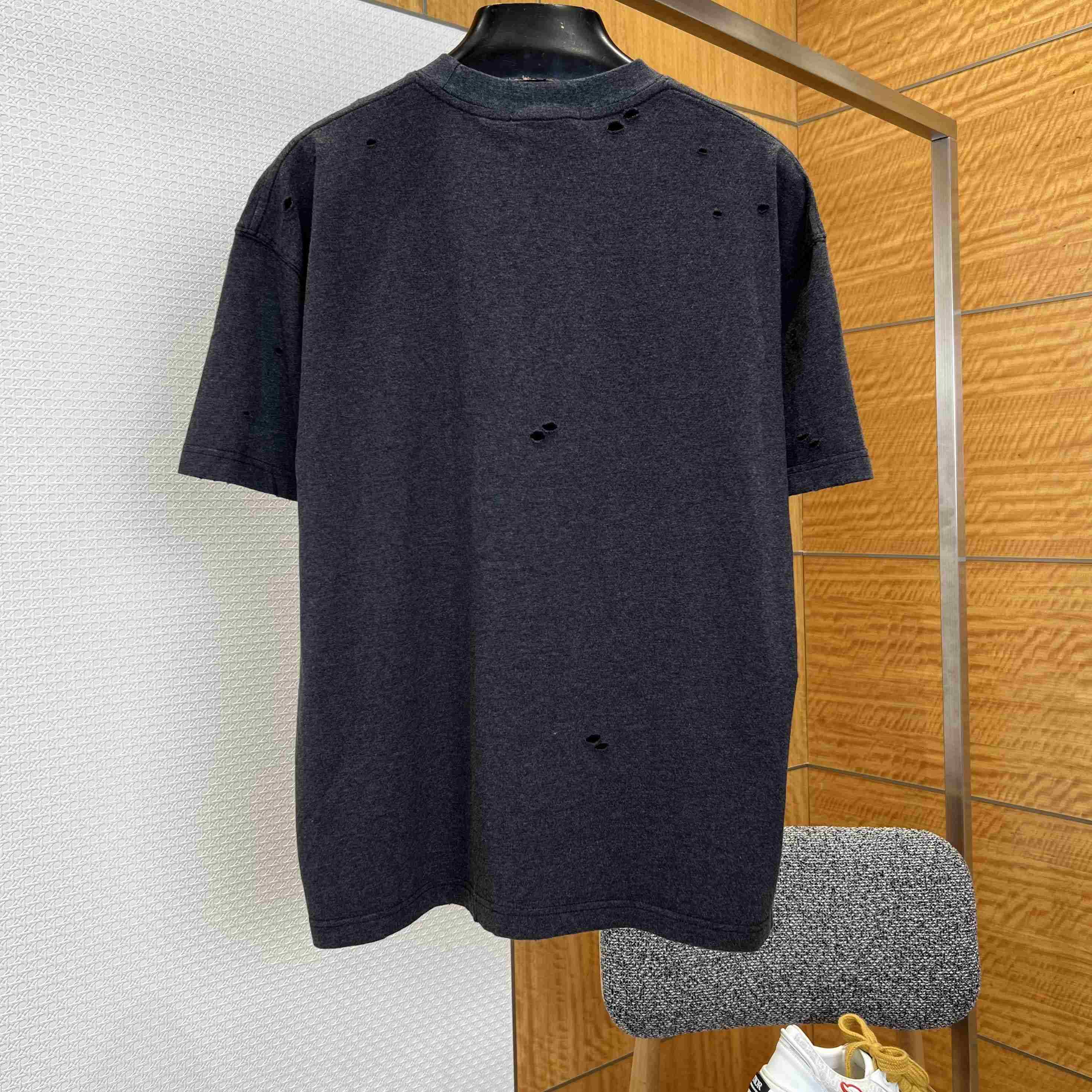 Acne Studios Distressed Logo T-shirt - DopestKickz